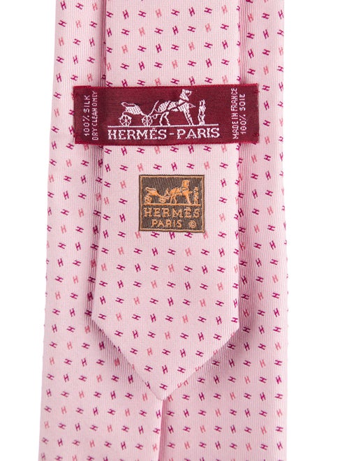 Hermès Silk Patterned Tie