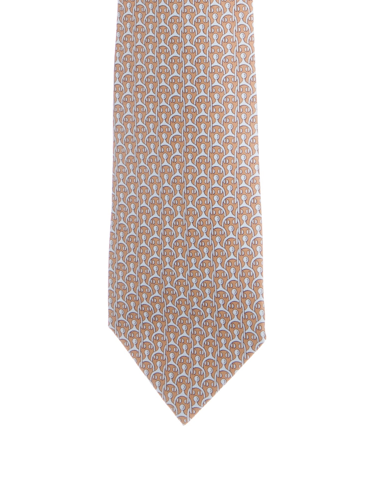 Hermès Silk Patterned Tie