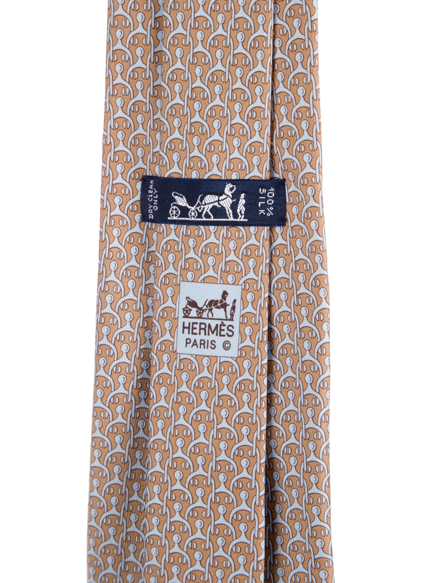 Hermès Silk Patterned Tie
