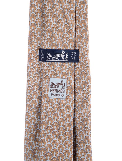 Hermès Silk Patterned Tie