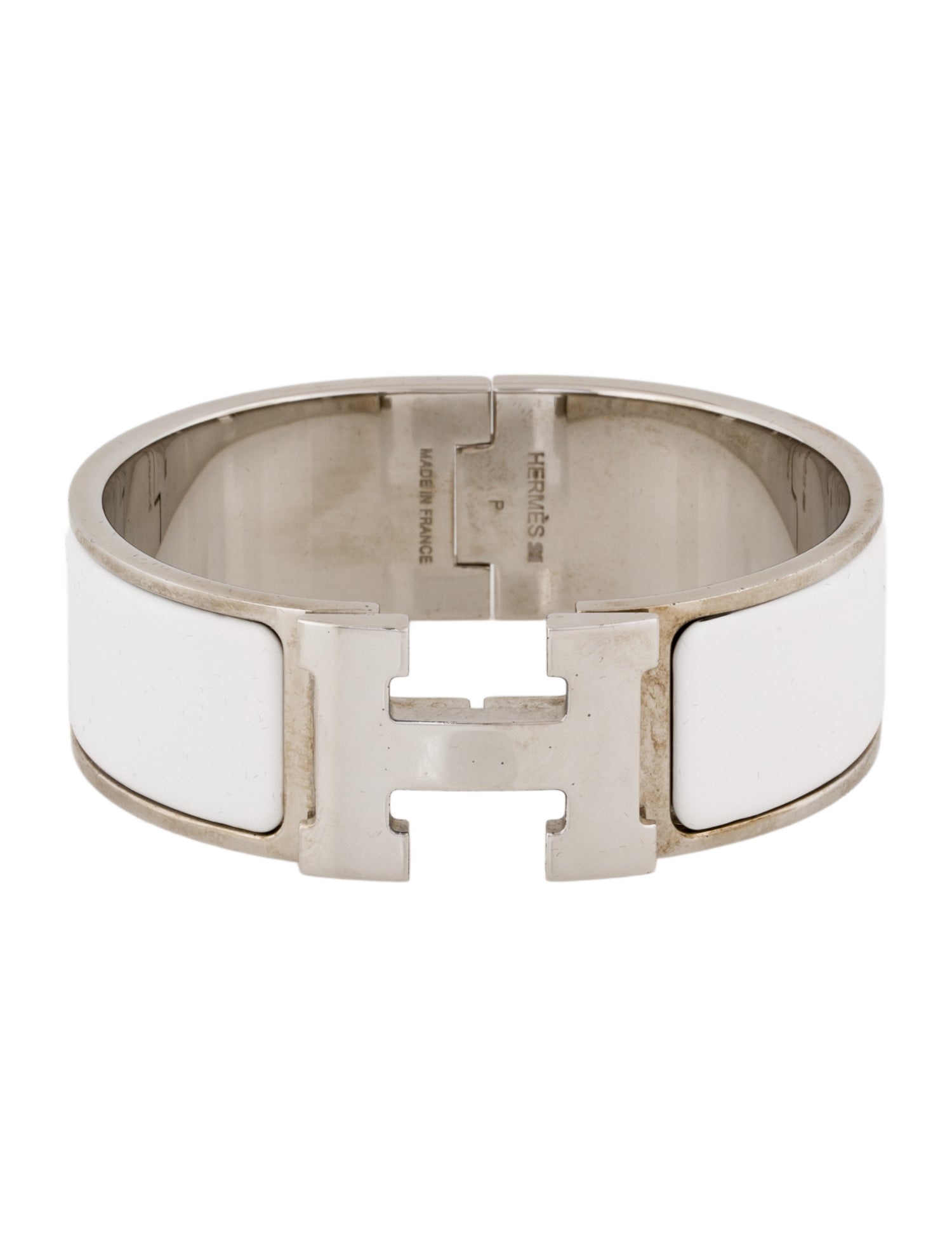 Hermès Clic Clac H Enamel Bangle Bracelet