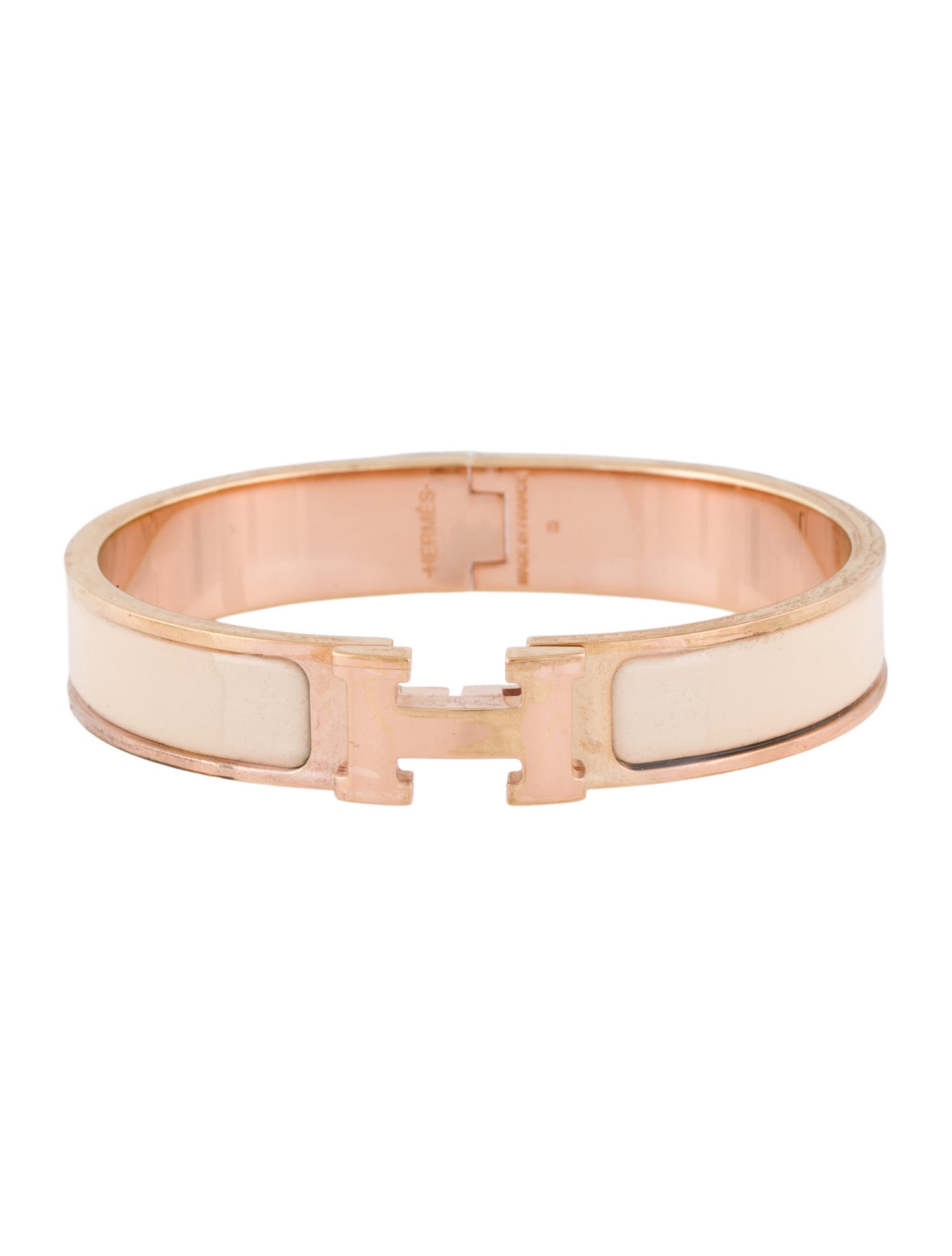 Hermès Enamel Clic H Bracelet