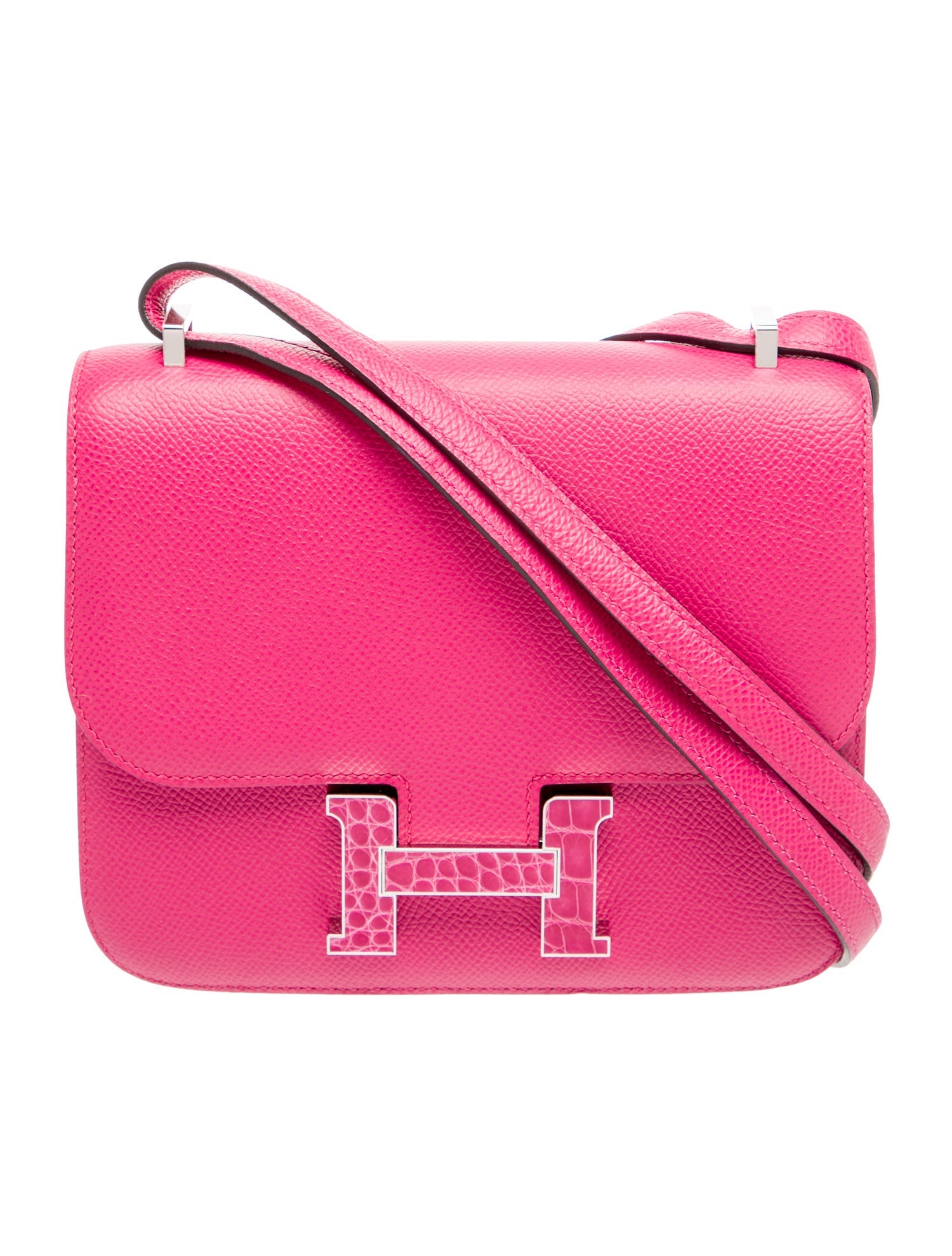 Hermès Epsom & Alligator Mini Constance 18