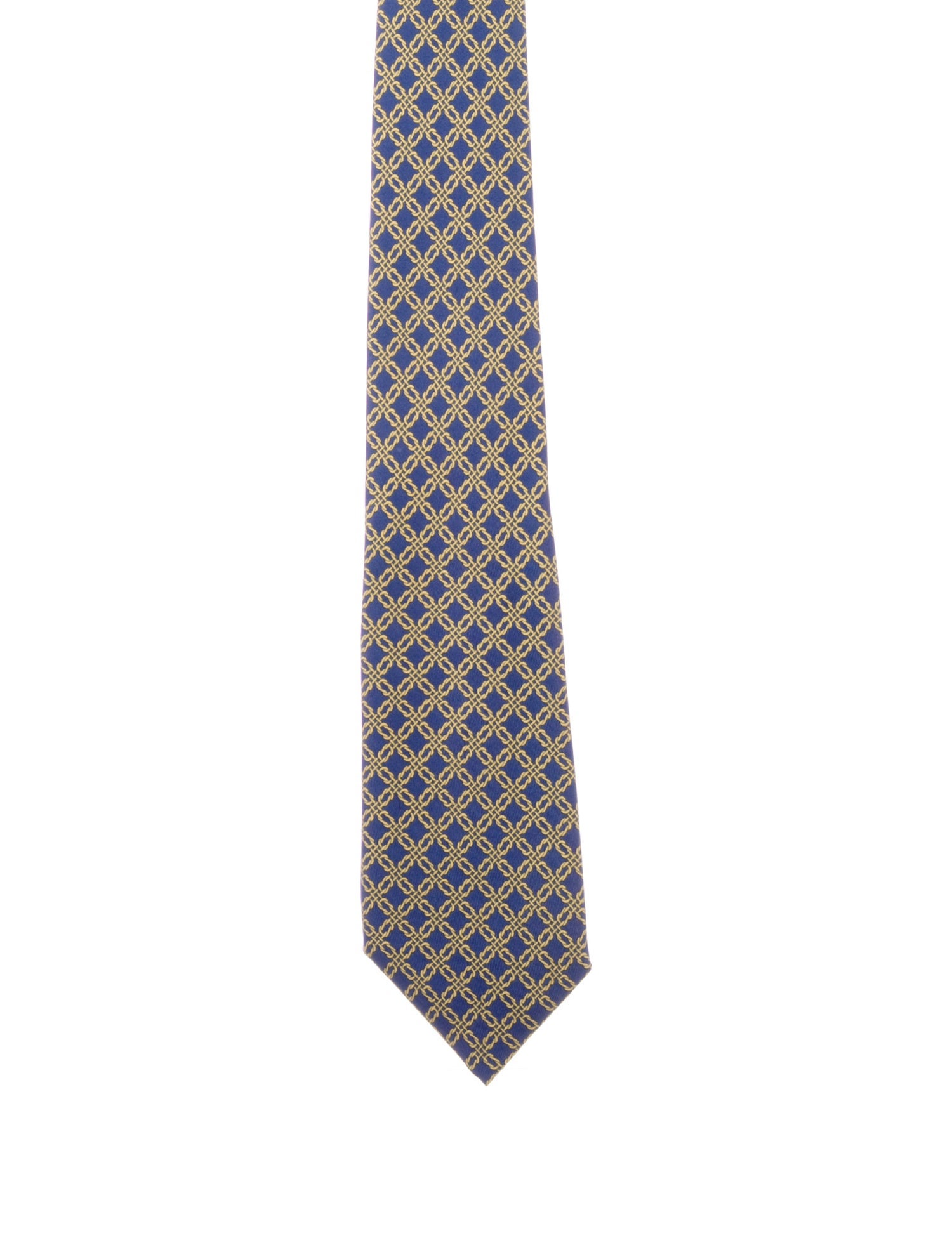 Hermès Silk Patterned Print Tie