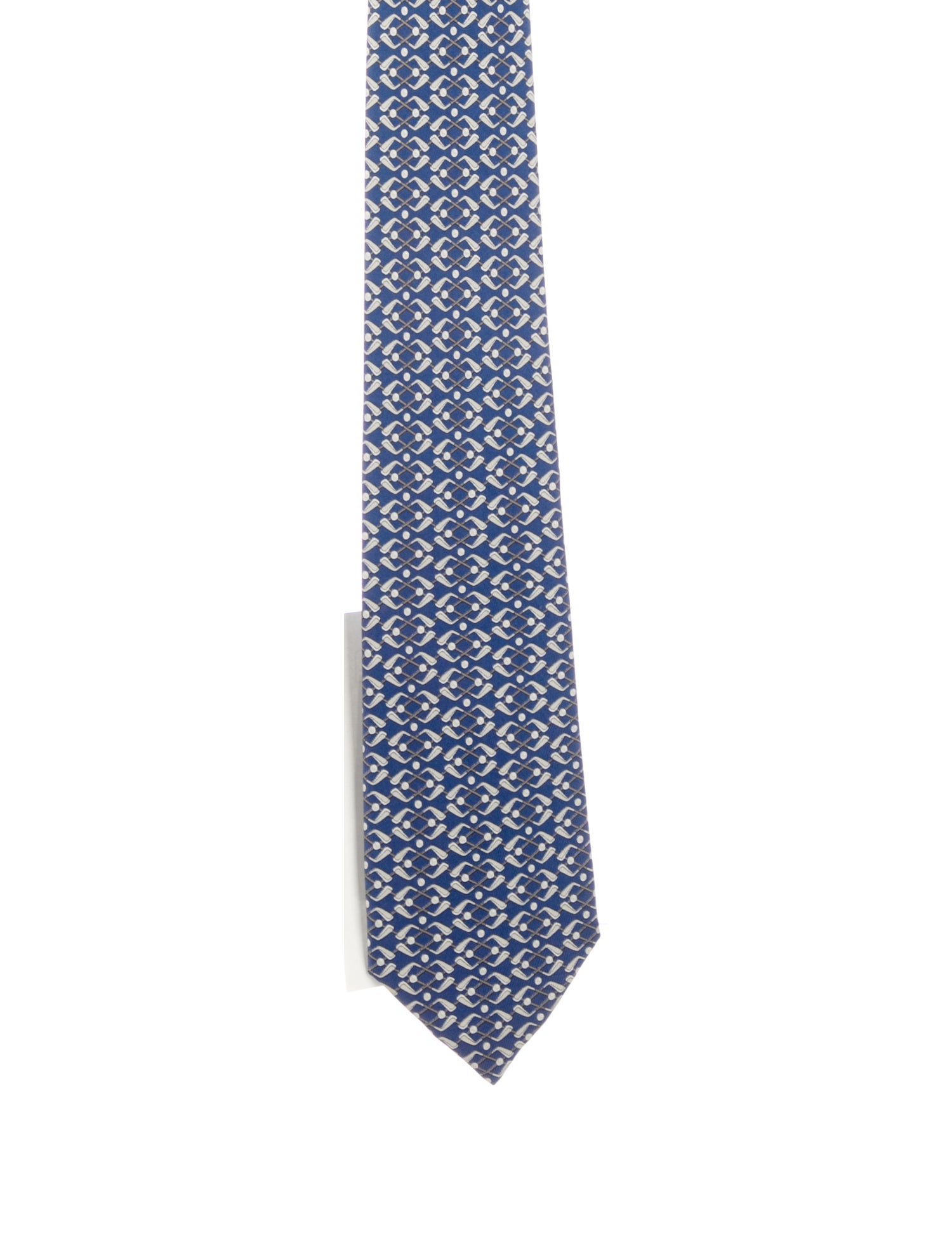 Hermès Silk Printed Tie
