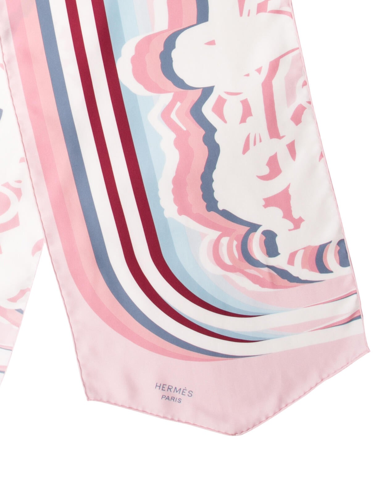 Hermès Brides De Gala Shadow Silk Twilly Scarf