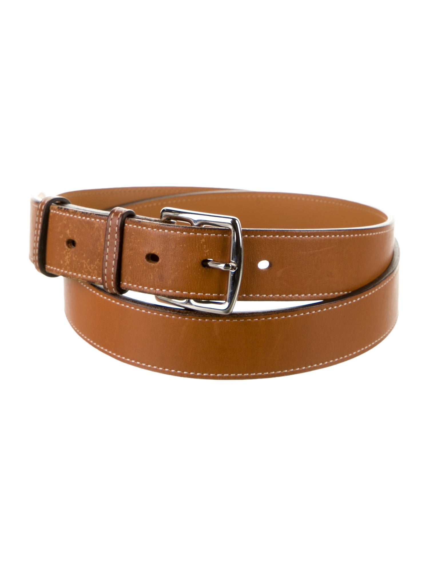 Hermès 32 mm Barenia Leather Etrivière Belt