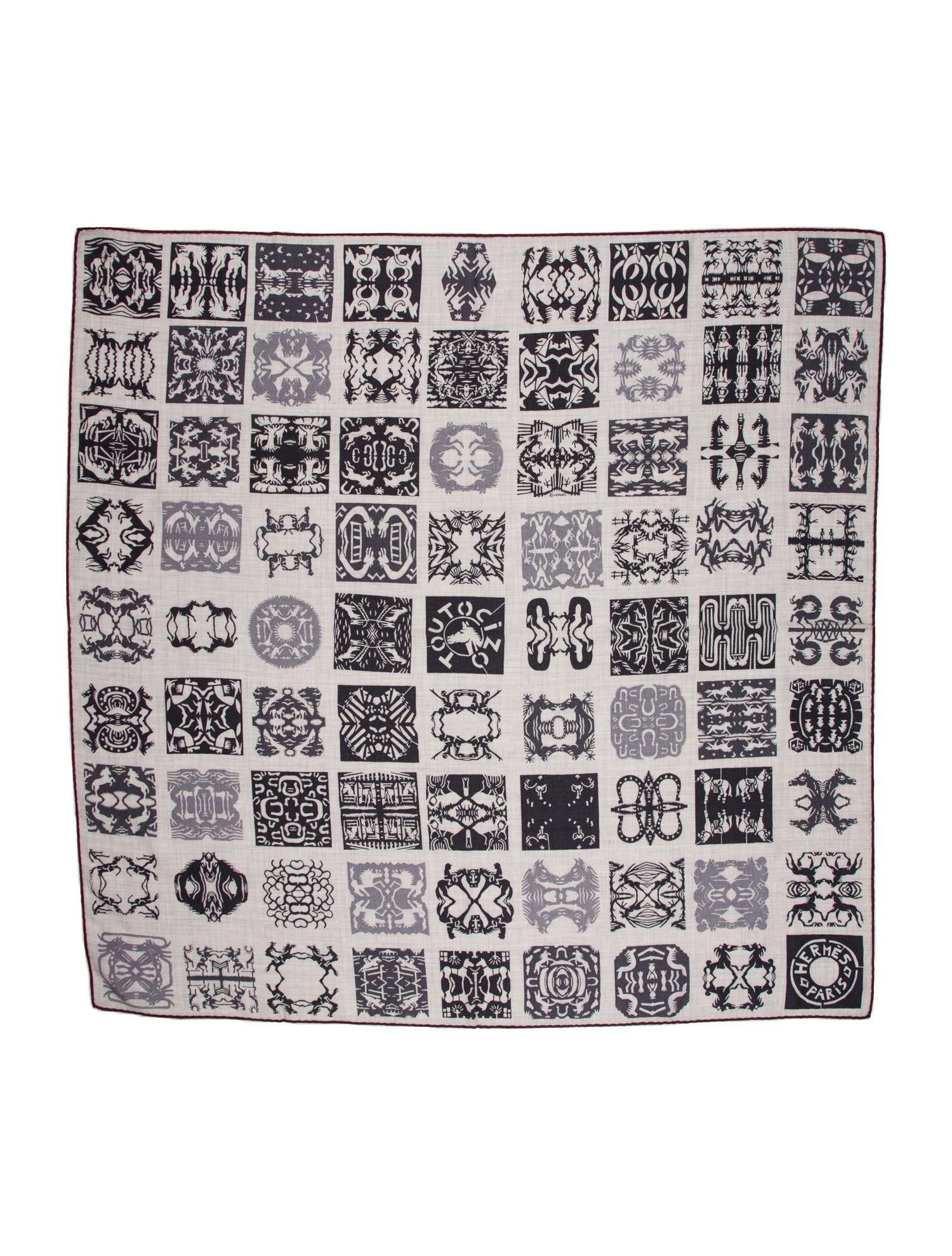 Hermès Toutocizo 100 Cashmere Scarf