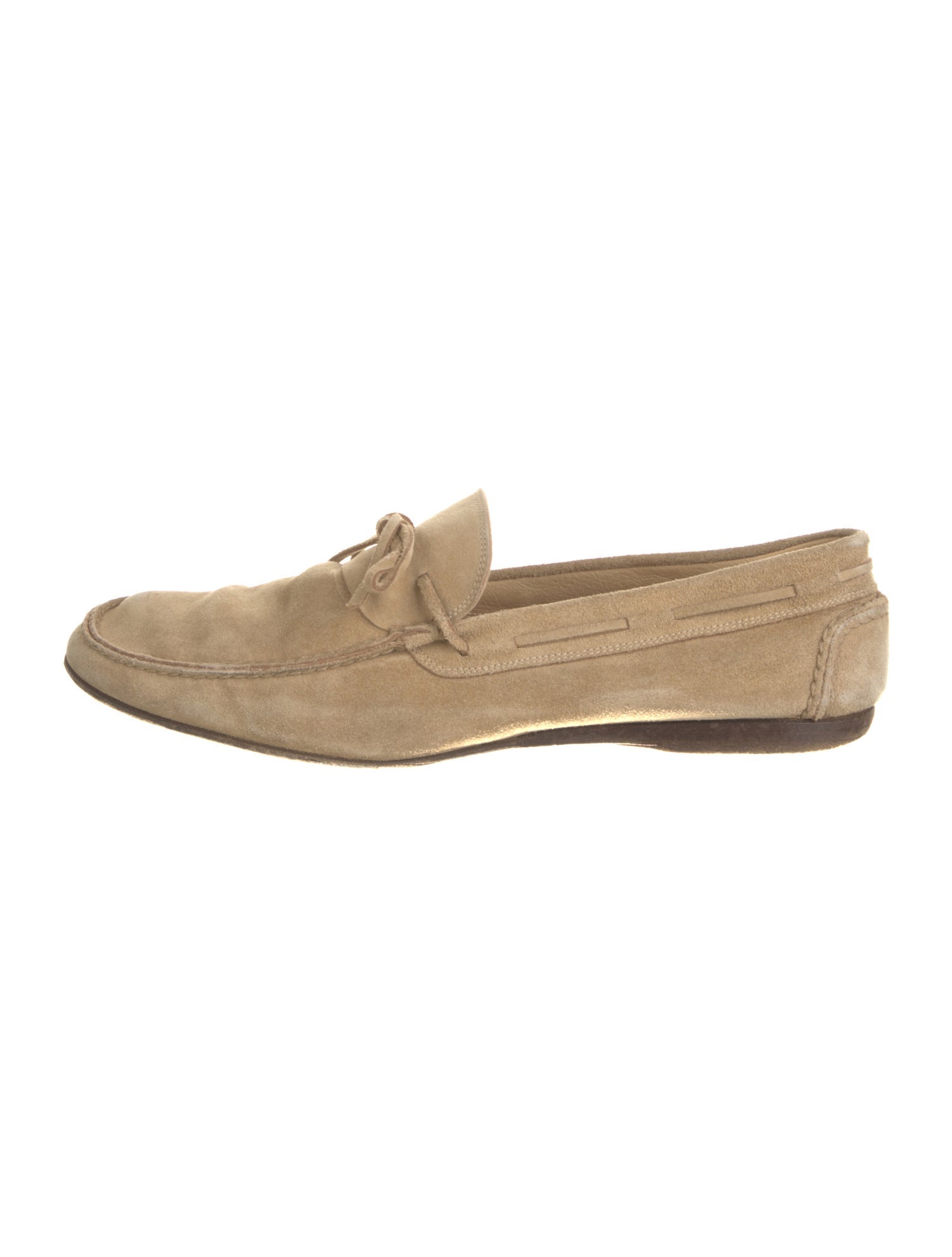 Hermès Vintage Suede Loafers