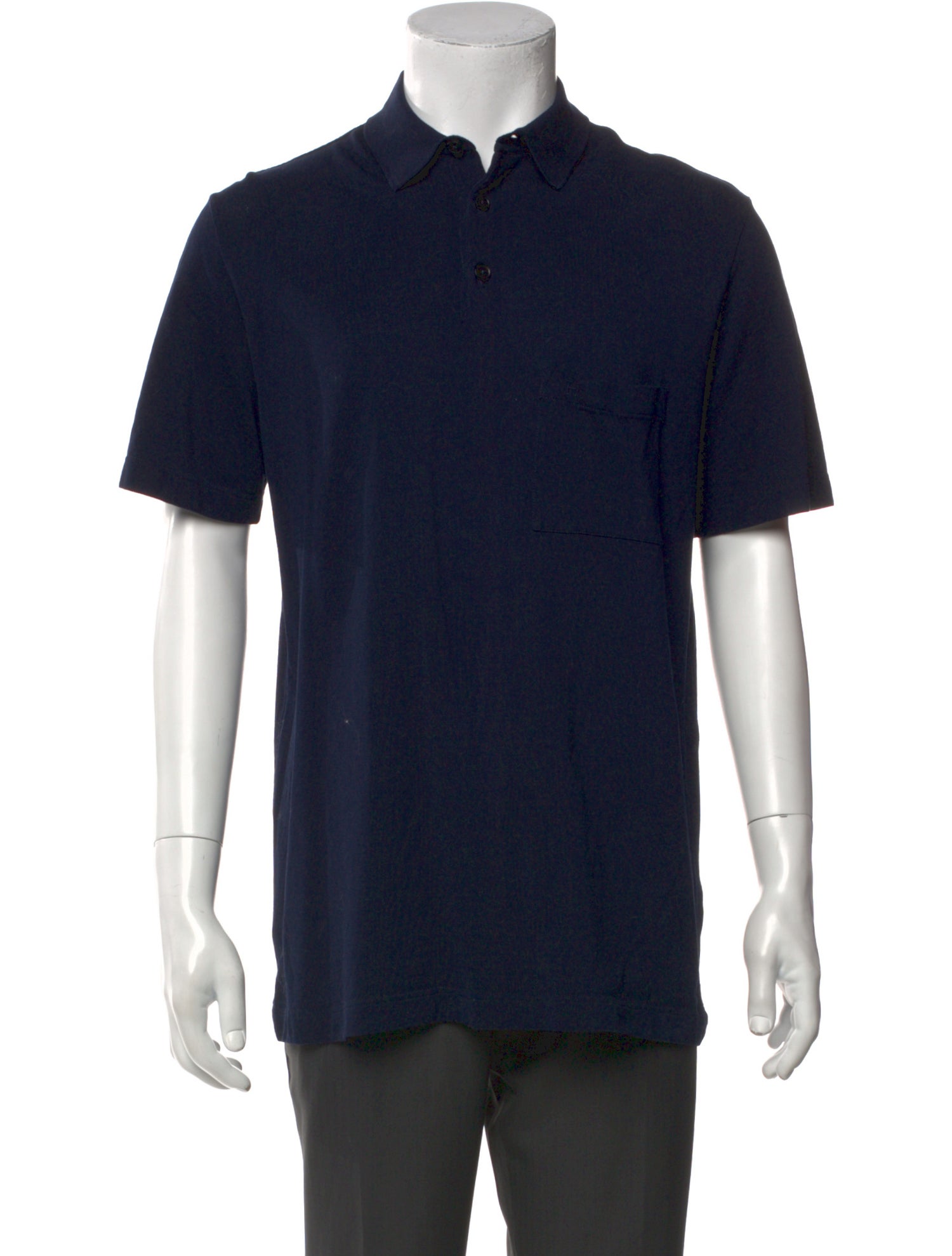 Hermès Collar Short Sleeve Polo Shirt