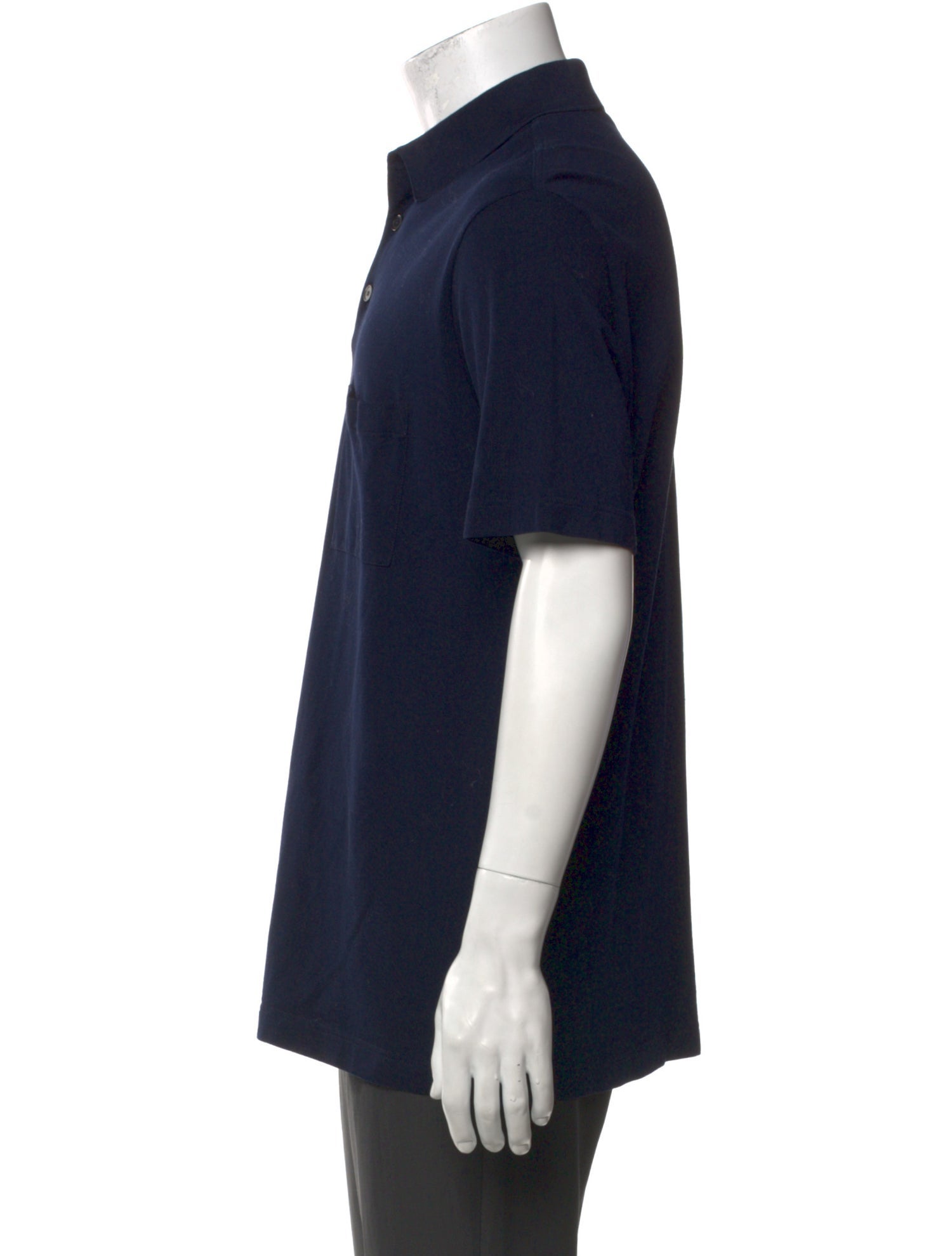 Hermès Collar Short Sleeve Polo Shirt