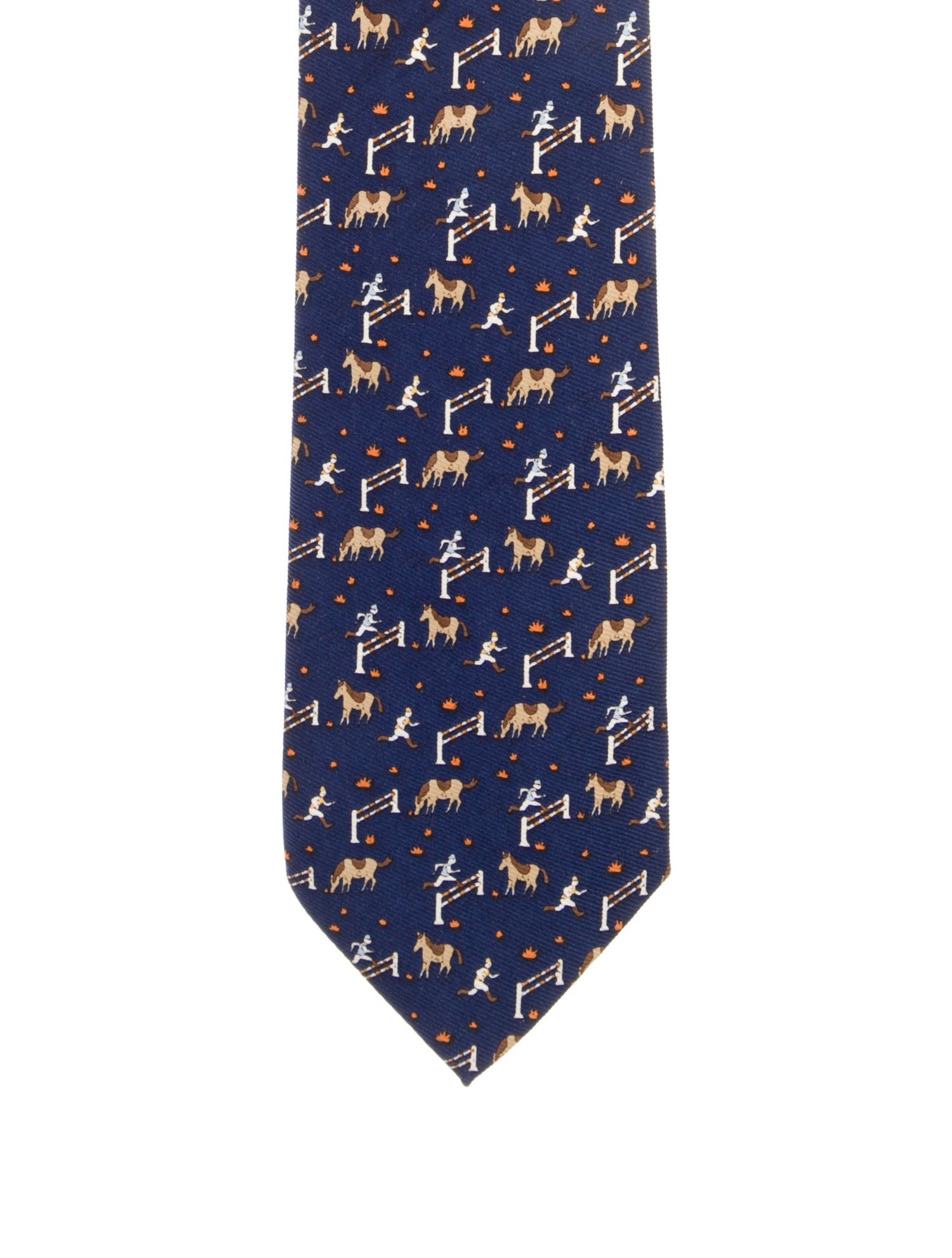 Hermès Silk Patterned Tie