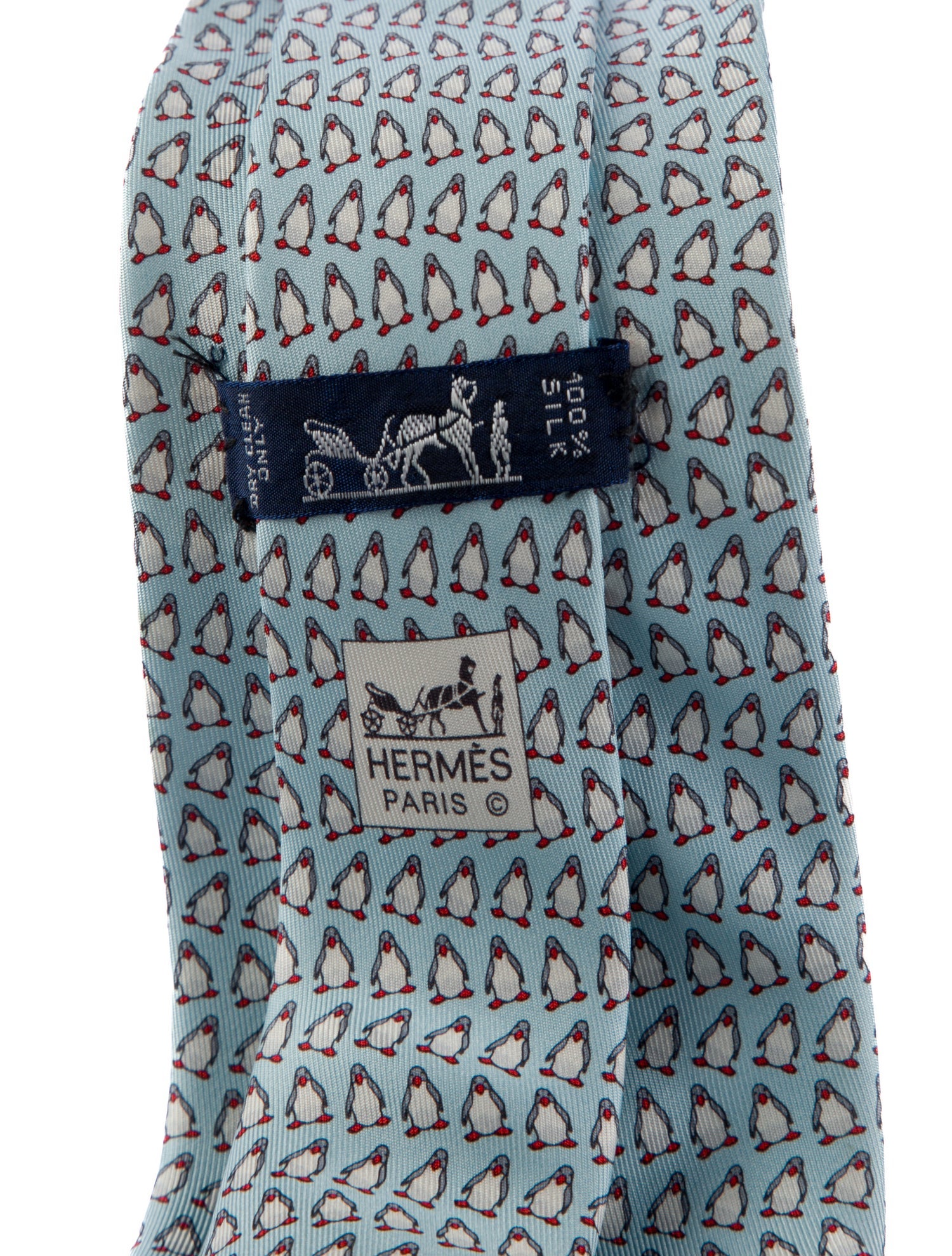 Hermès SIlk Print Tie