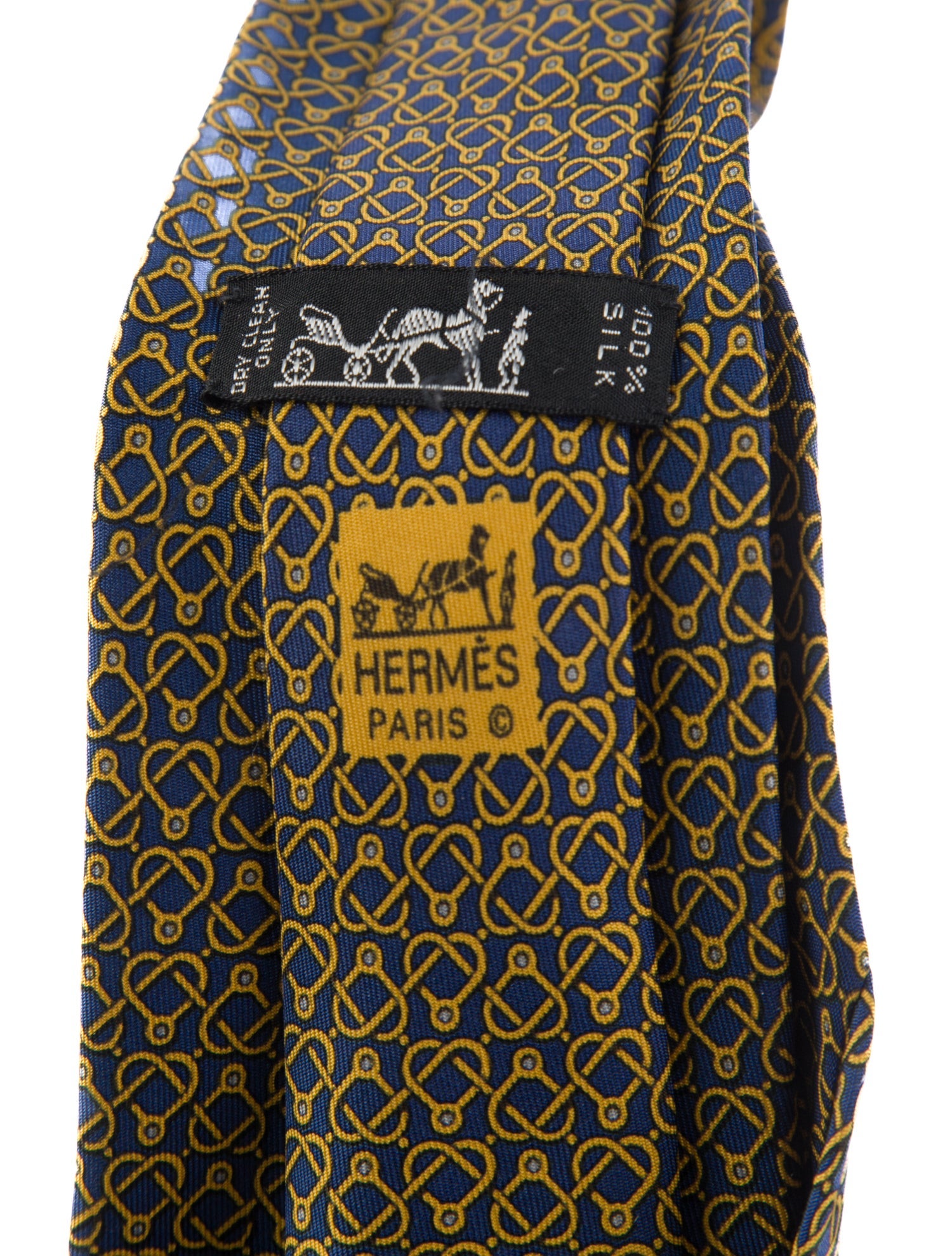 Hermès Silk Print Tie