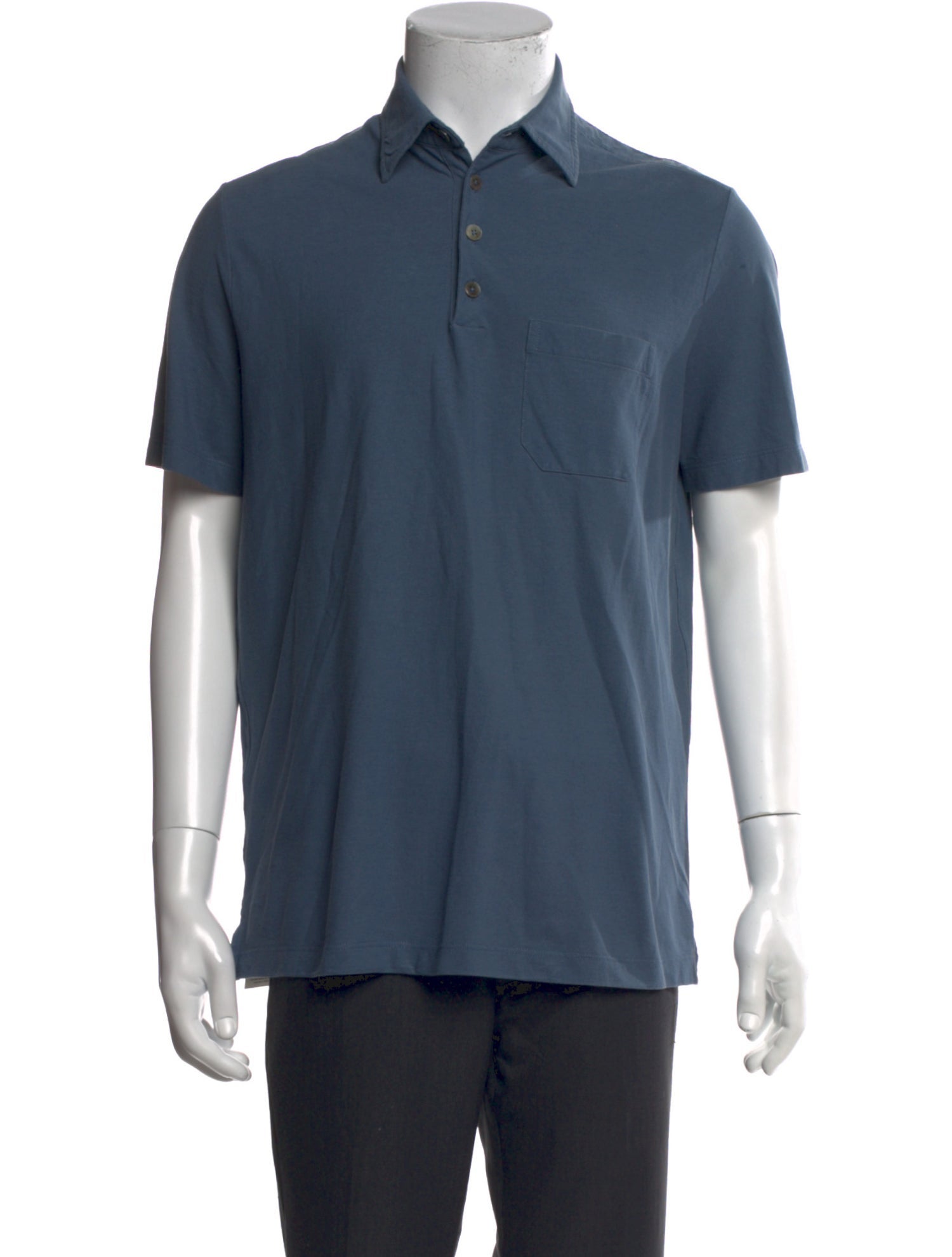 Hermès Collar Short Sleeve Polo Shirt