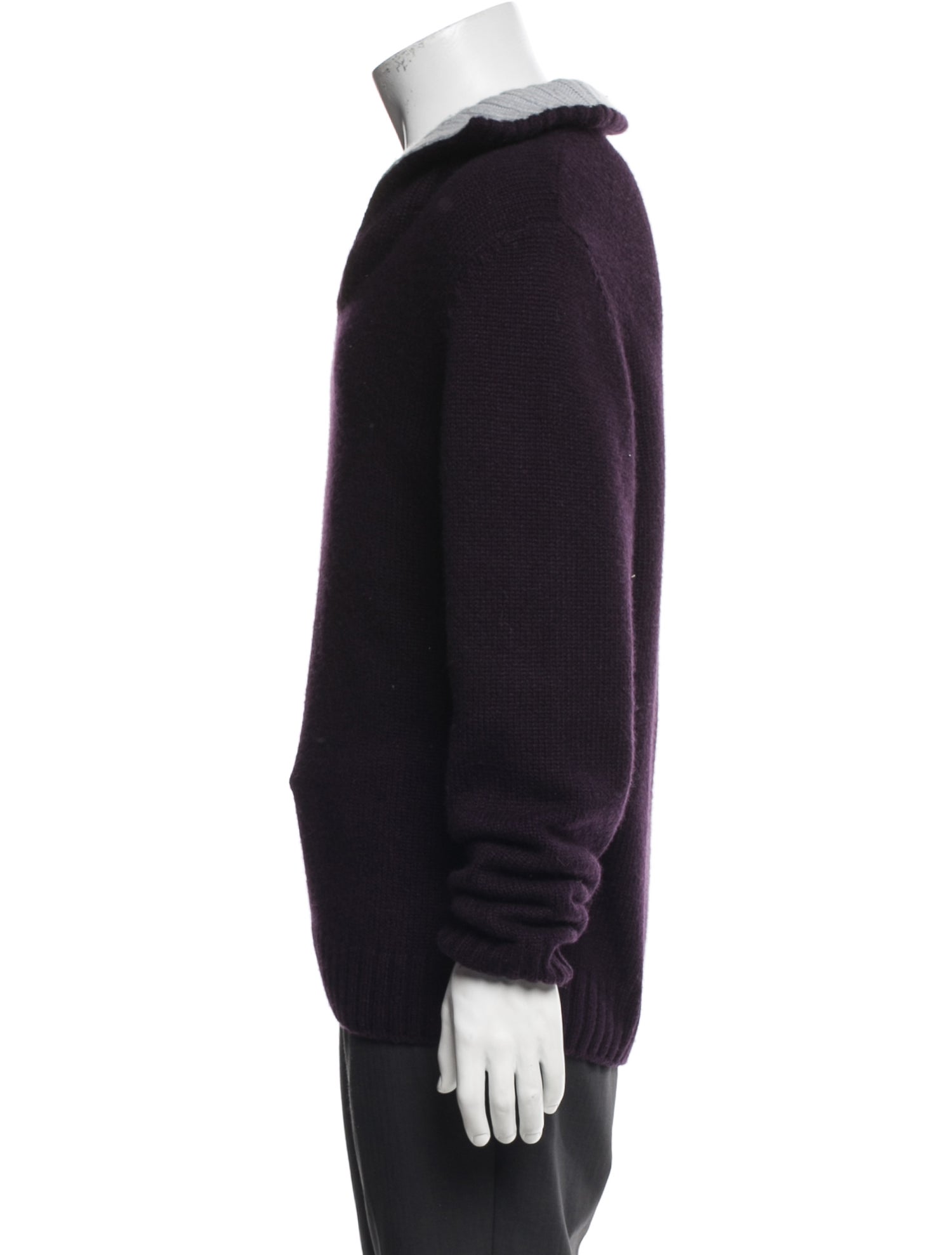 Hermès Cashmere Collar Polo Sweater