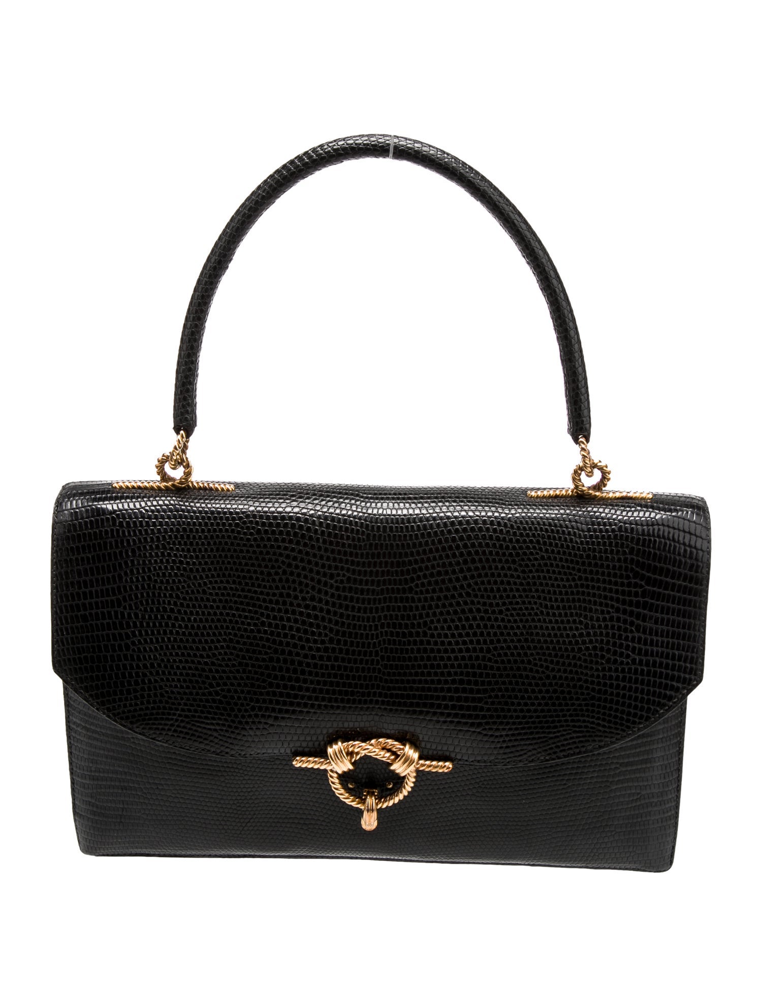 Hermès Lizard Sac Cordelière