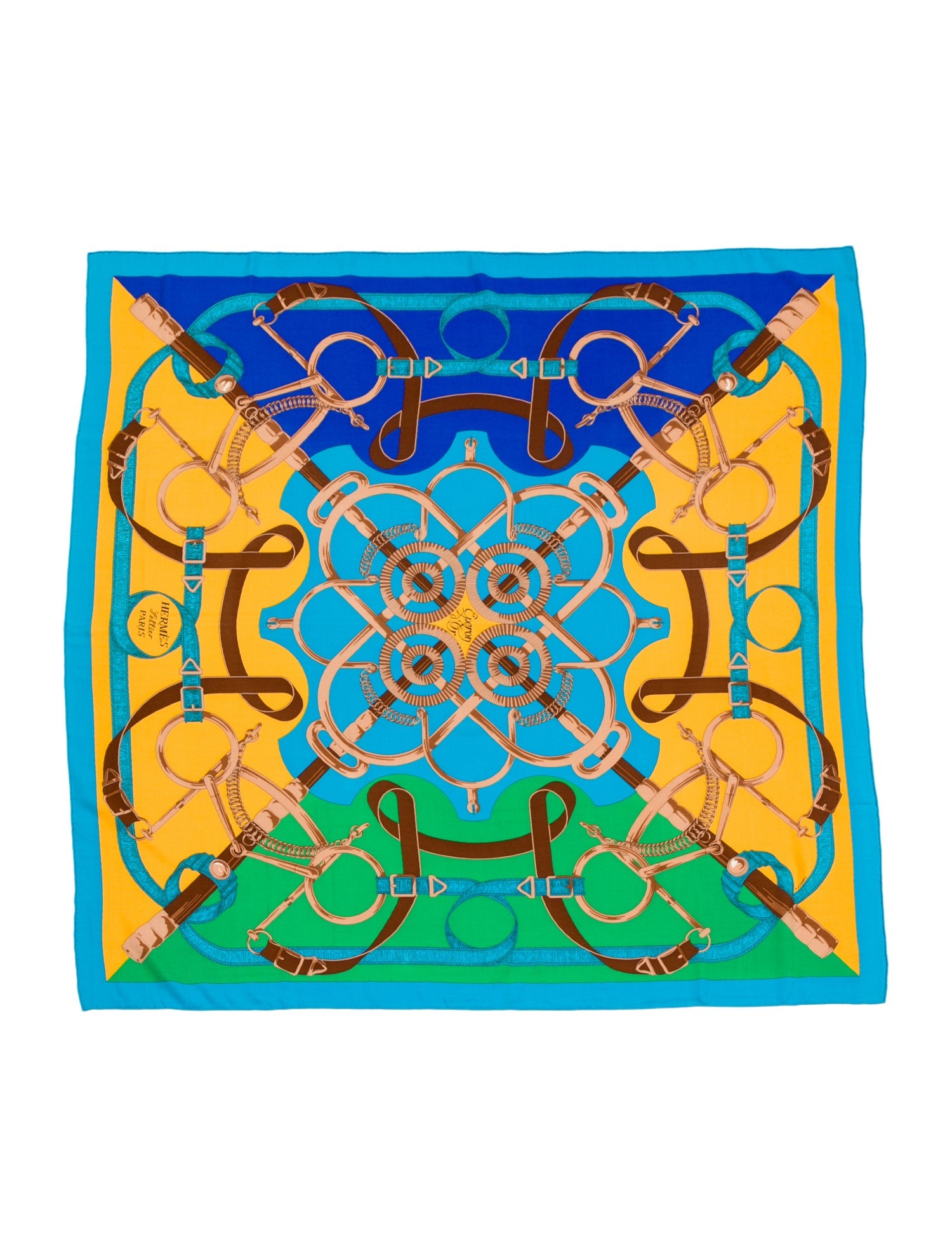 Hermès Eperon D'Or Cashmere Shawl