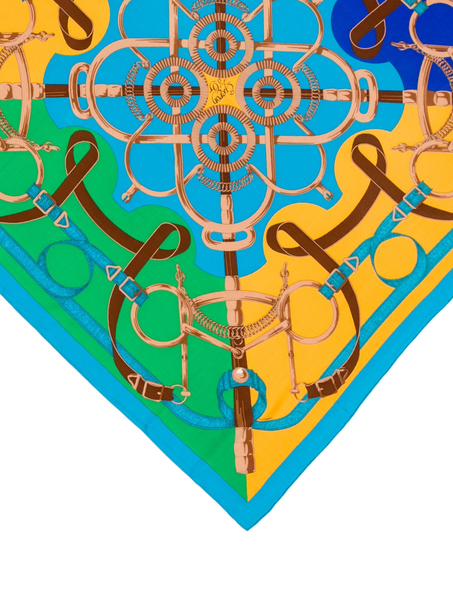 Hermès Eperon D'Or Cashmere Shawl