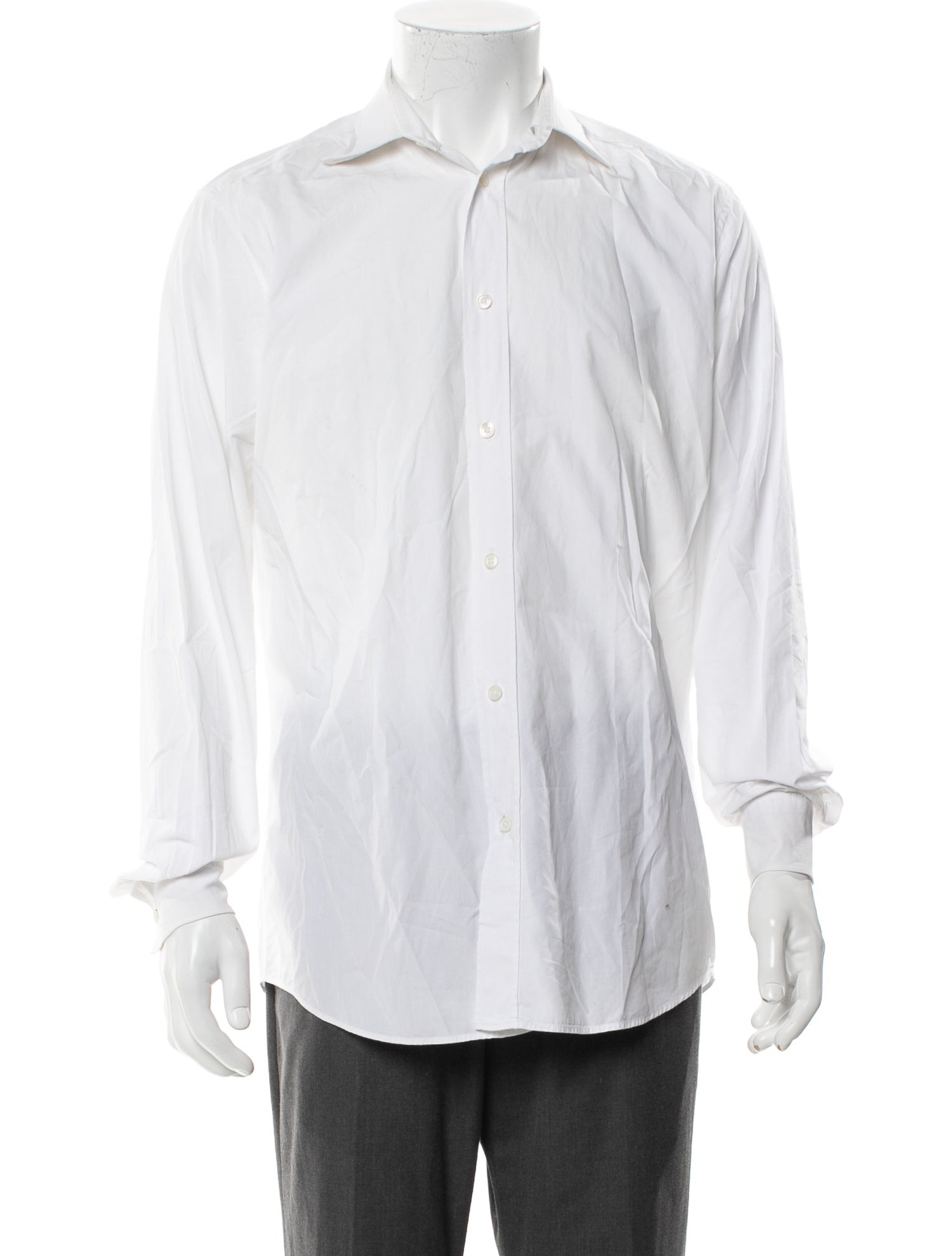 Hermès Long Sleeve Dress Shirt