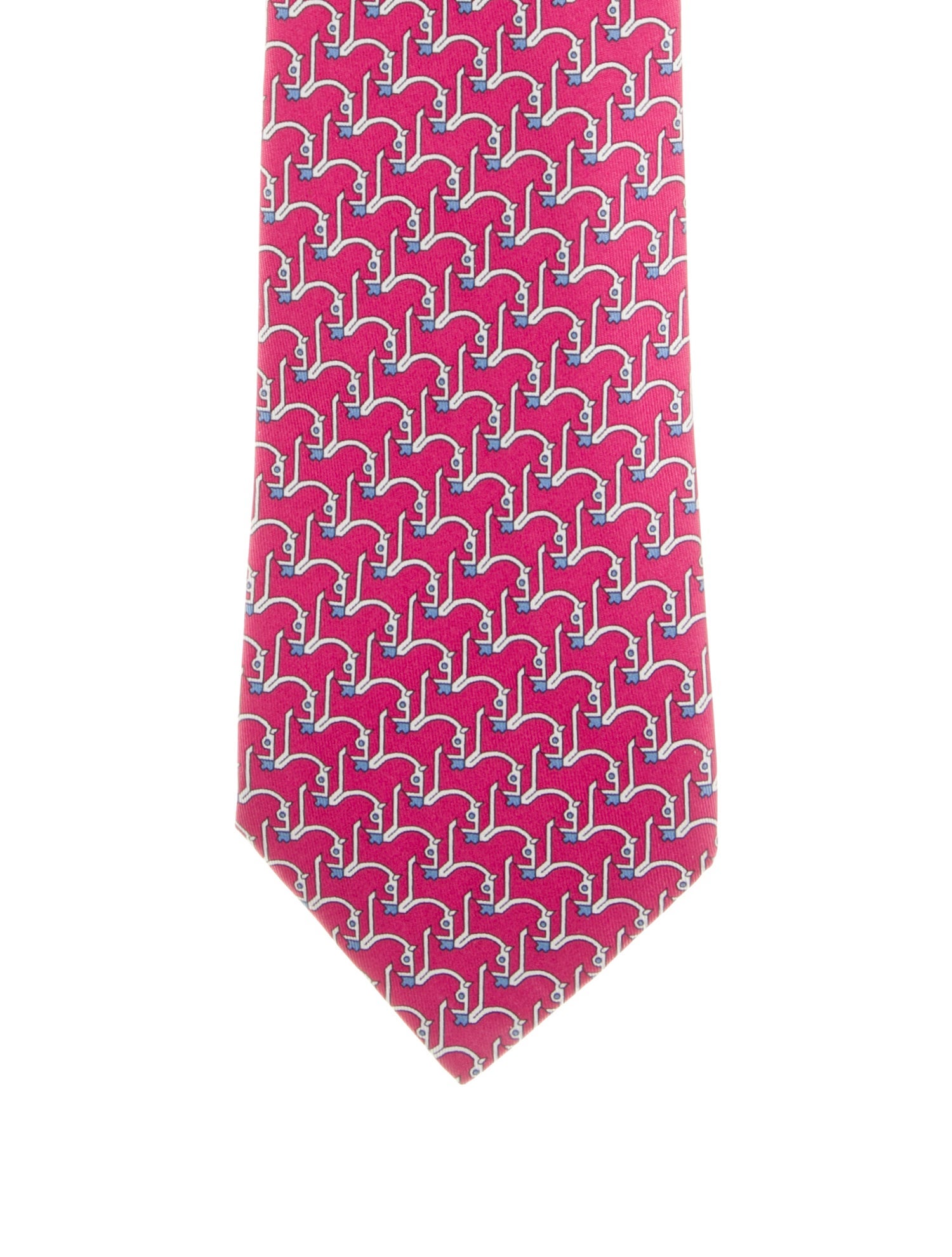 Hermès Silk Printed Tie