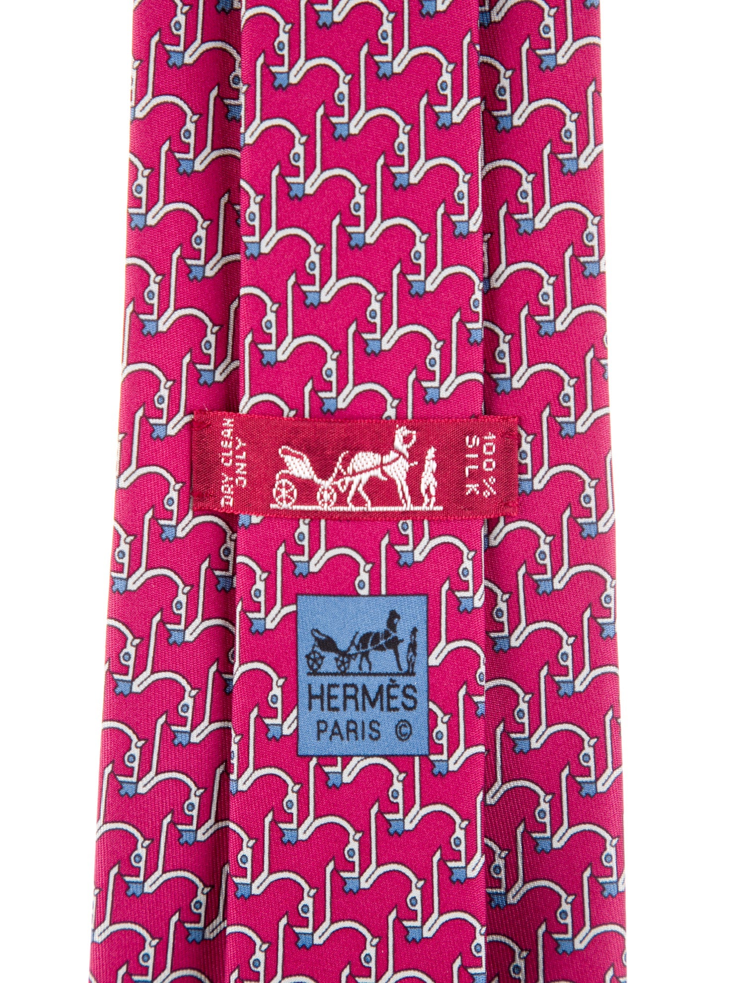 Hermès Silk Printed Tie