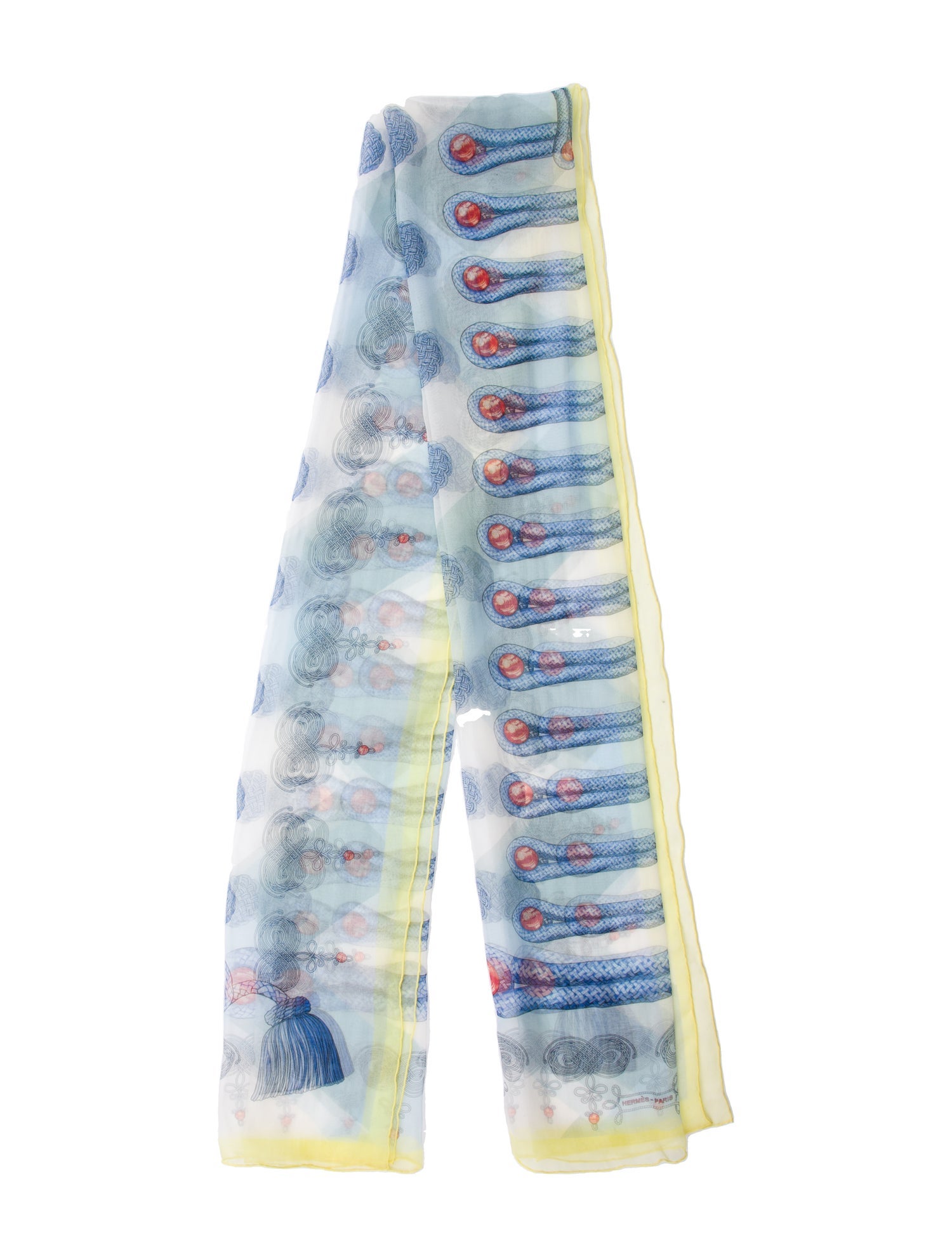 Hermès Brandebourgs Silk Scarf