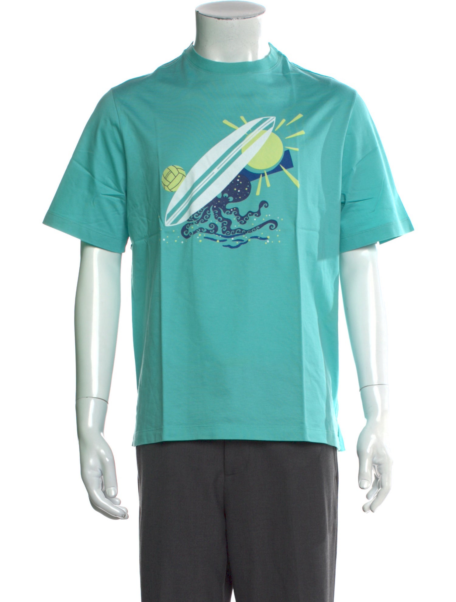 Hermès Graphic Print Crew Neck T-Shirt