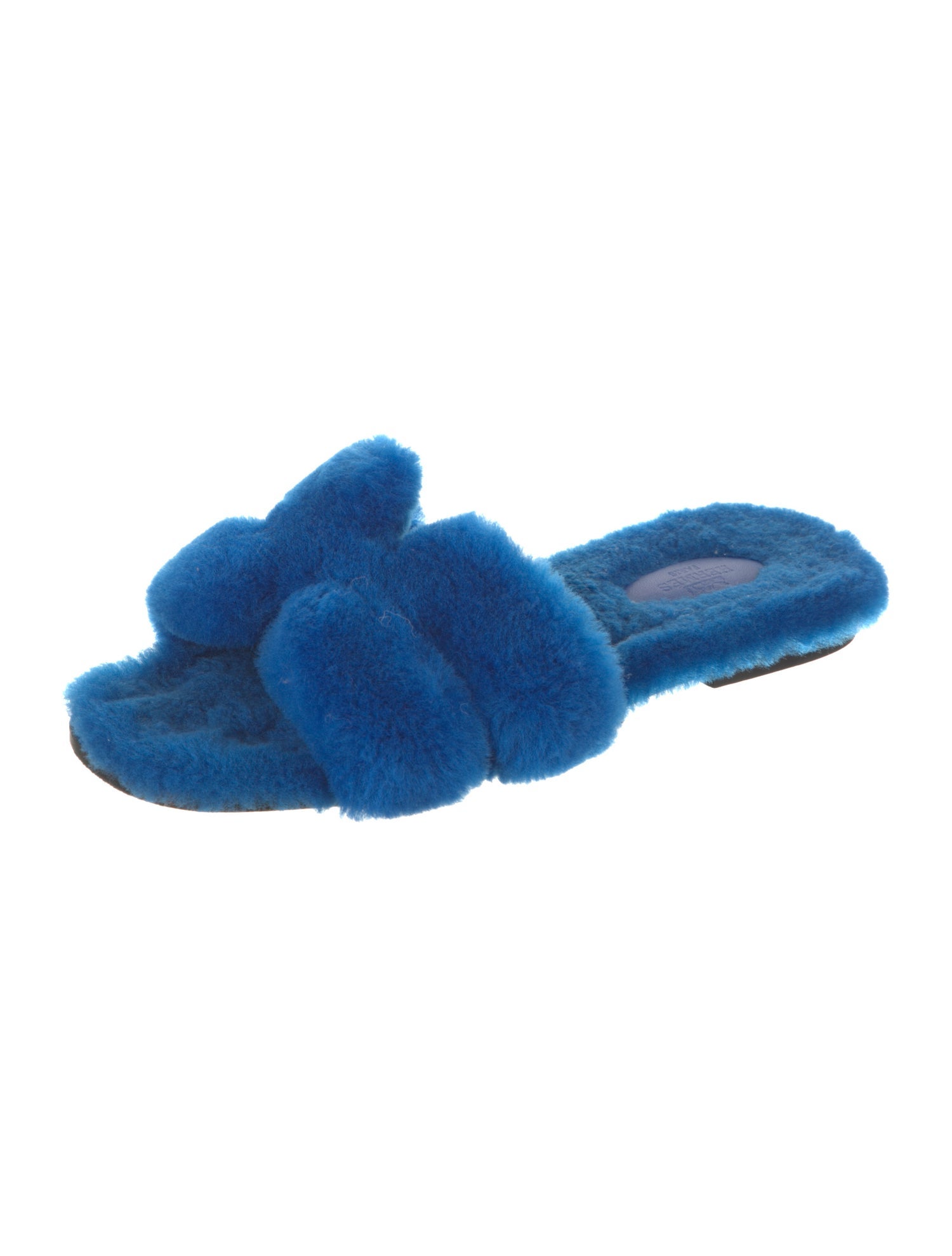 Hermès Oran Shearling Slides