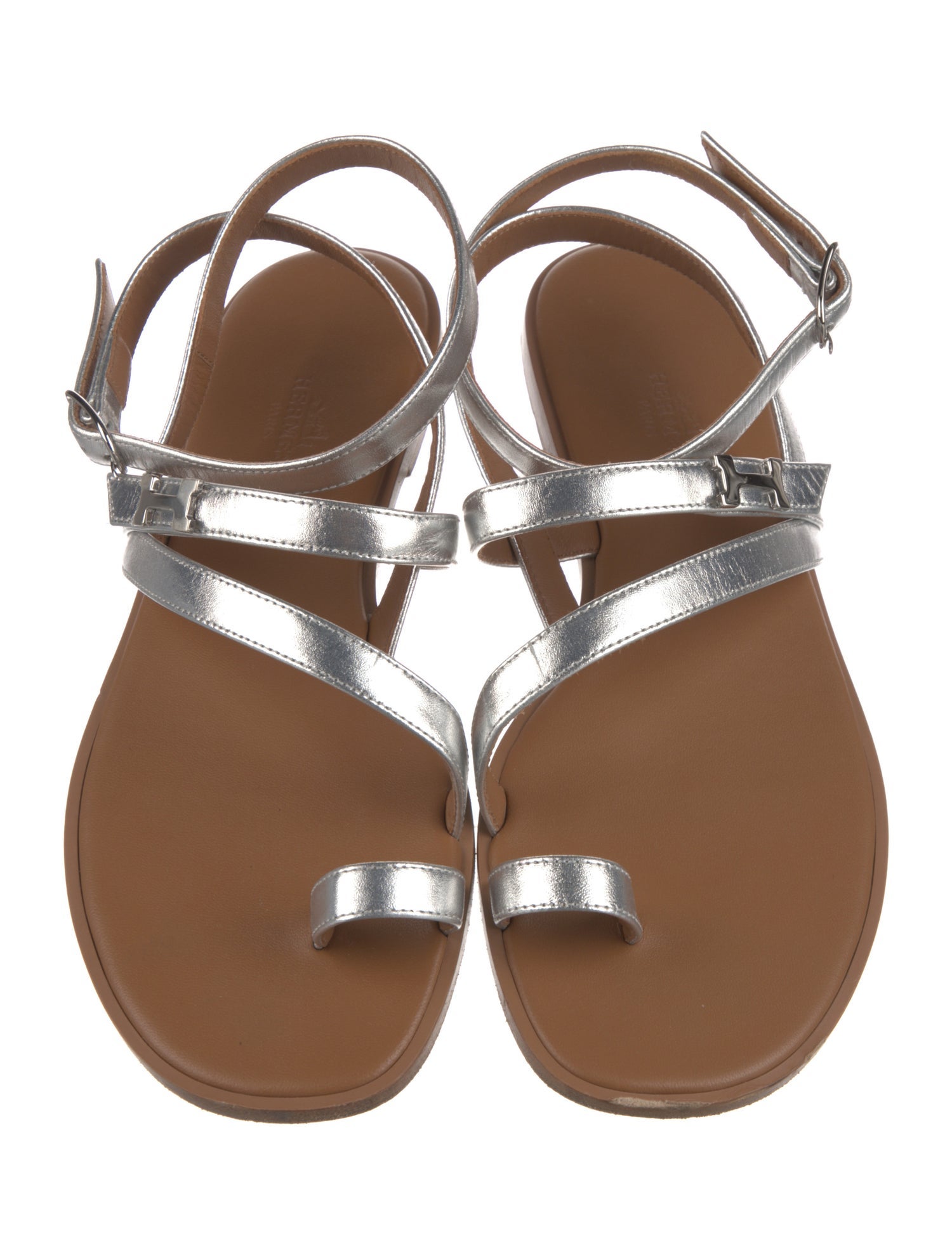 Harmonie Leather Slingback Sandals