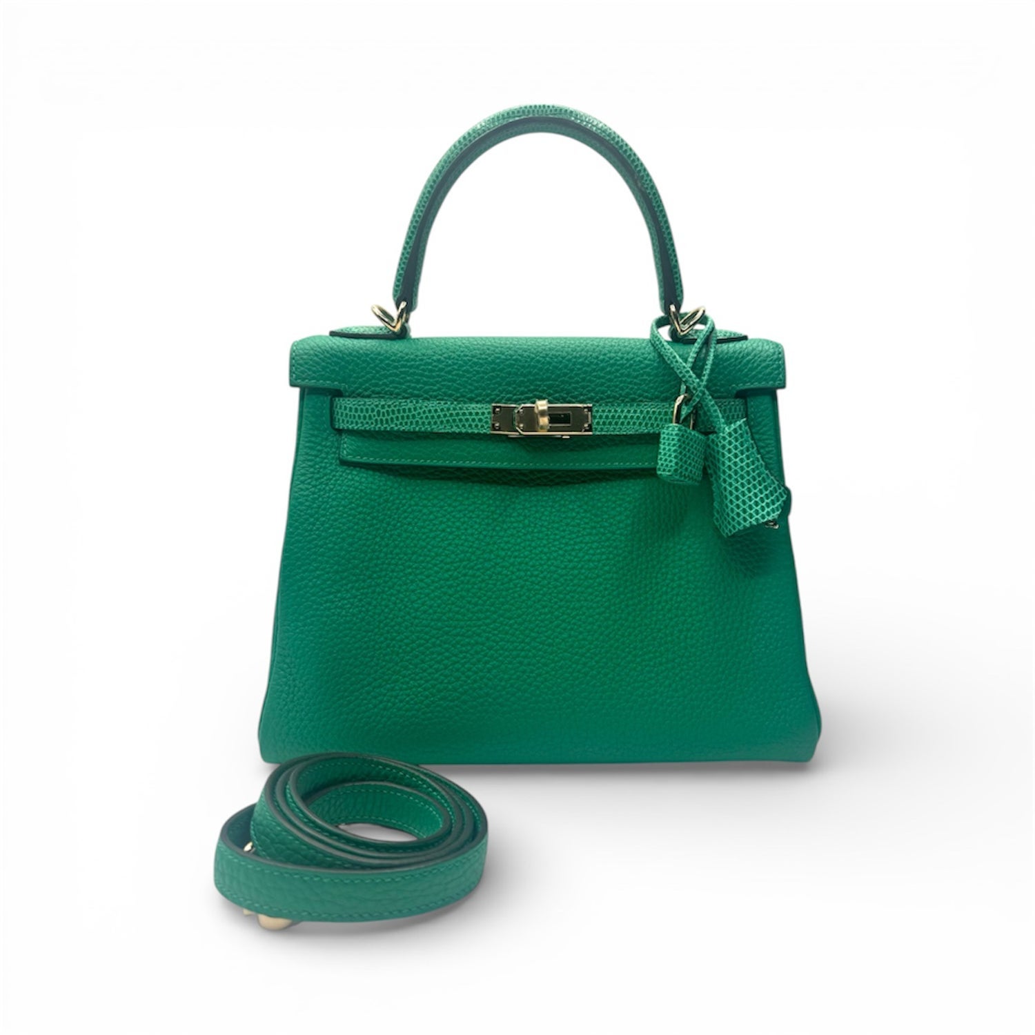 Hermès Togo & Lizard Kelly II Touch Retourne 25