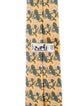 Hermès pattern silk tie