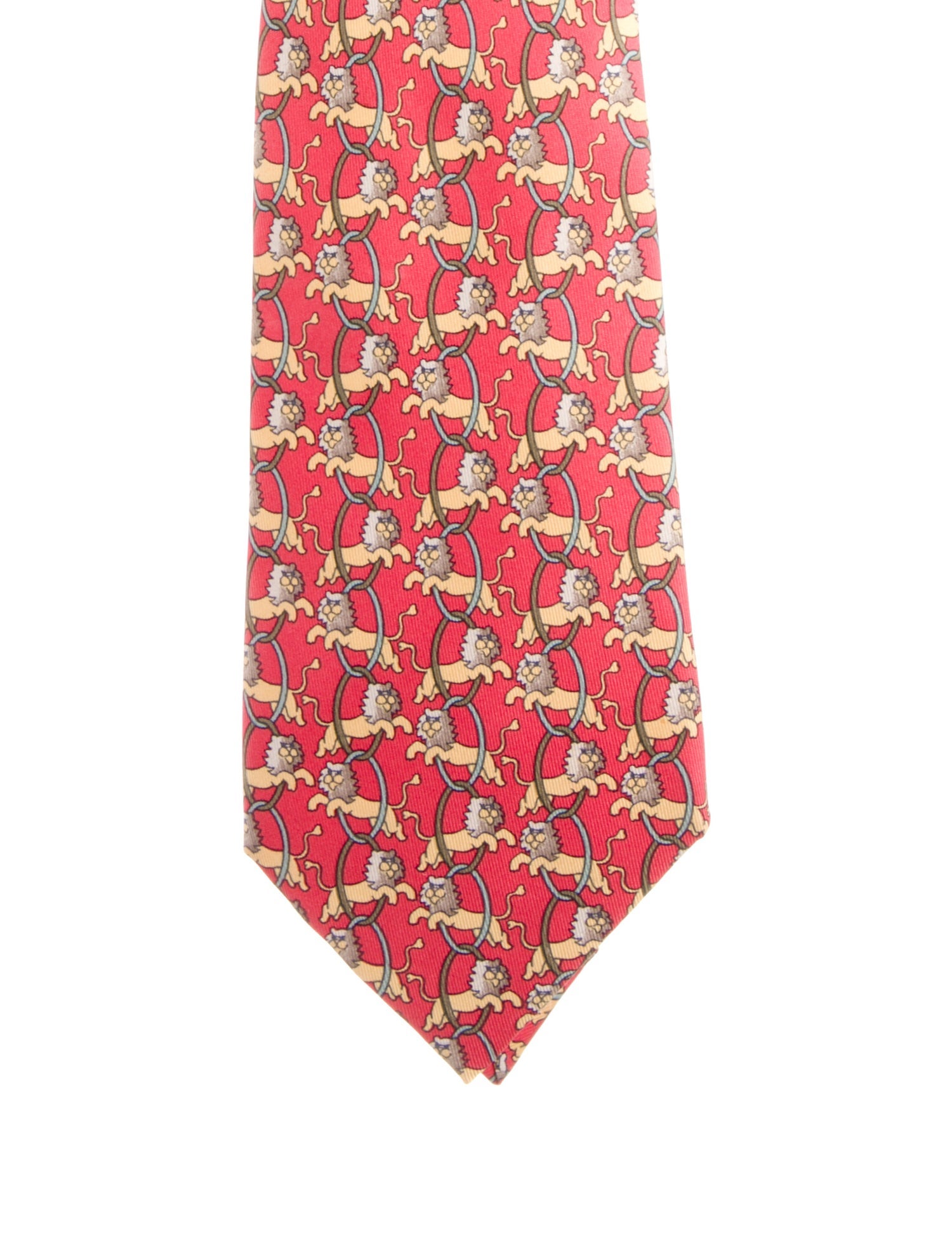 Hermès Silk Pattern Tie