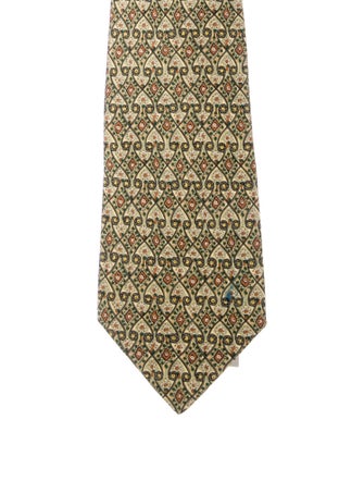 Hermès pattern print tie