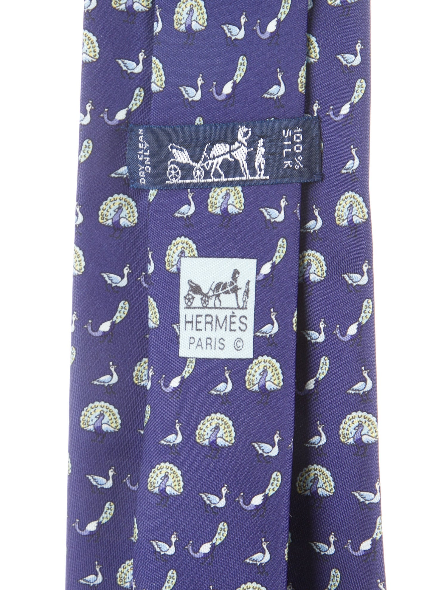 Hermès Silk Patterned Tie