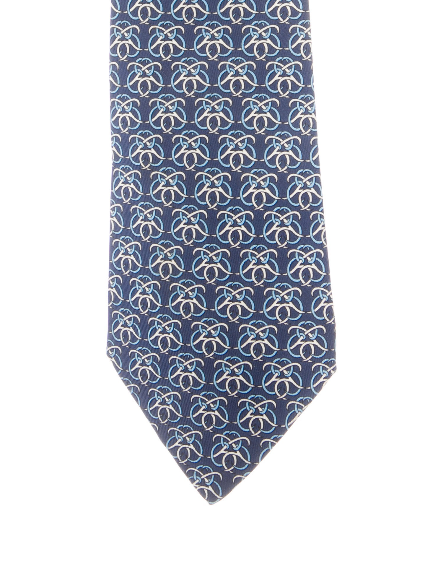Hermès Silk Patterned Tie