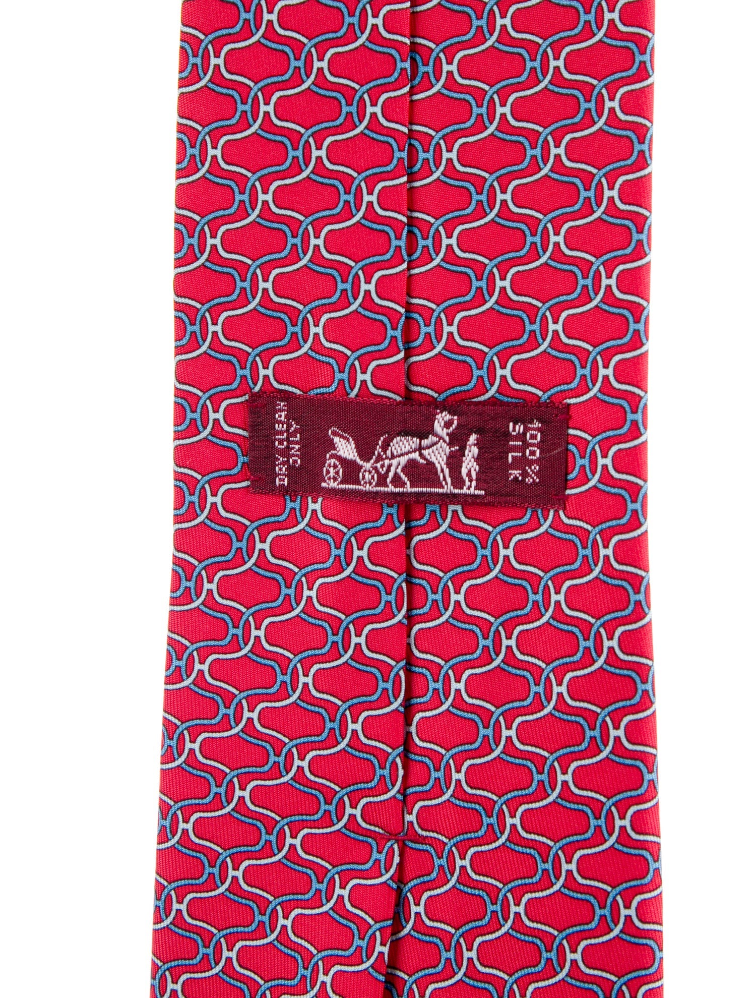 Hermès Silk Printed Tie