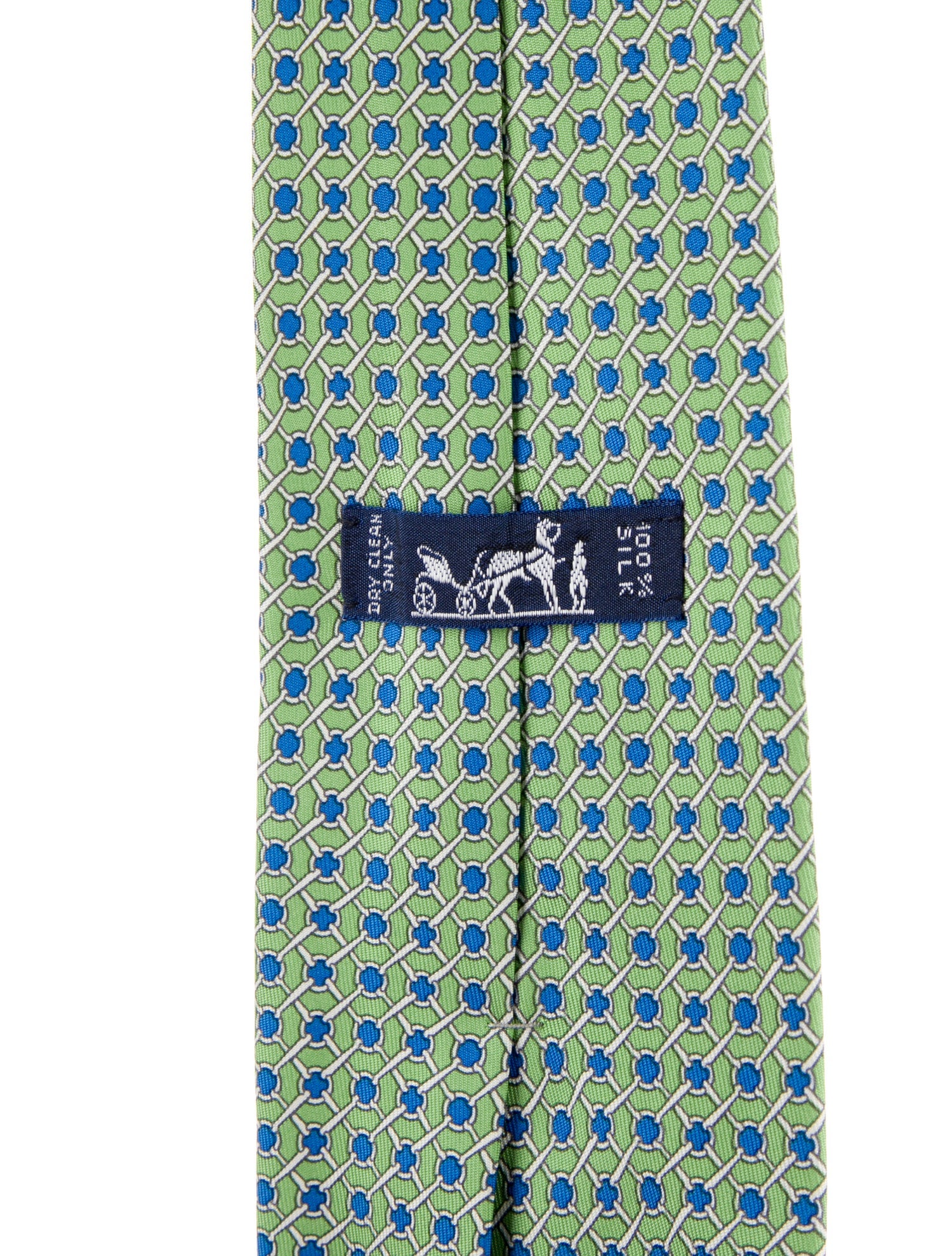 Hermès Silk Printed Tie