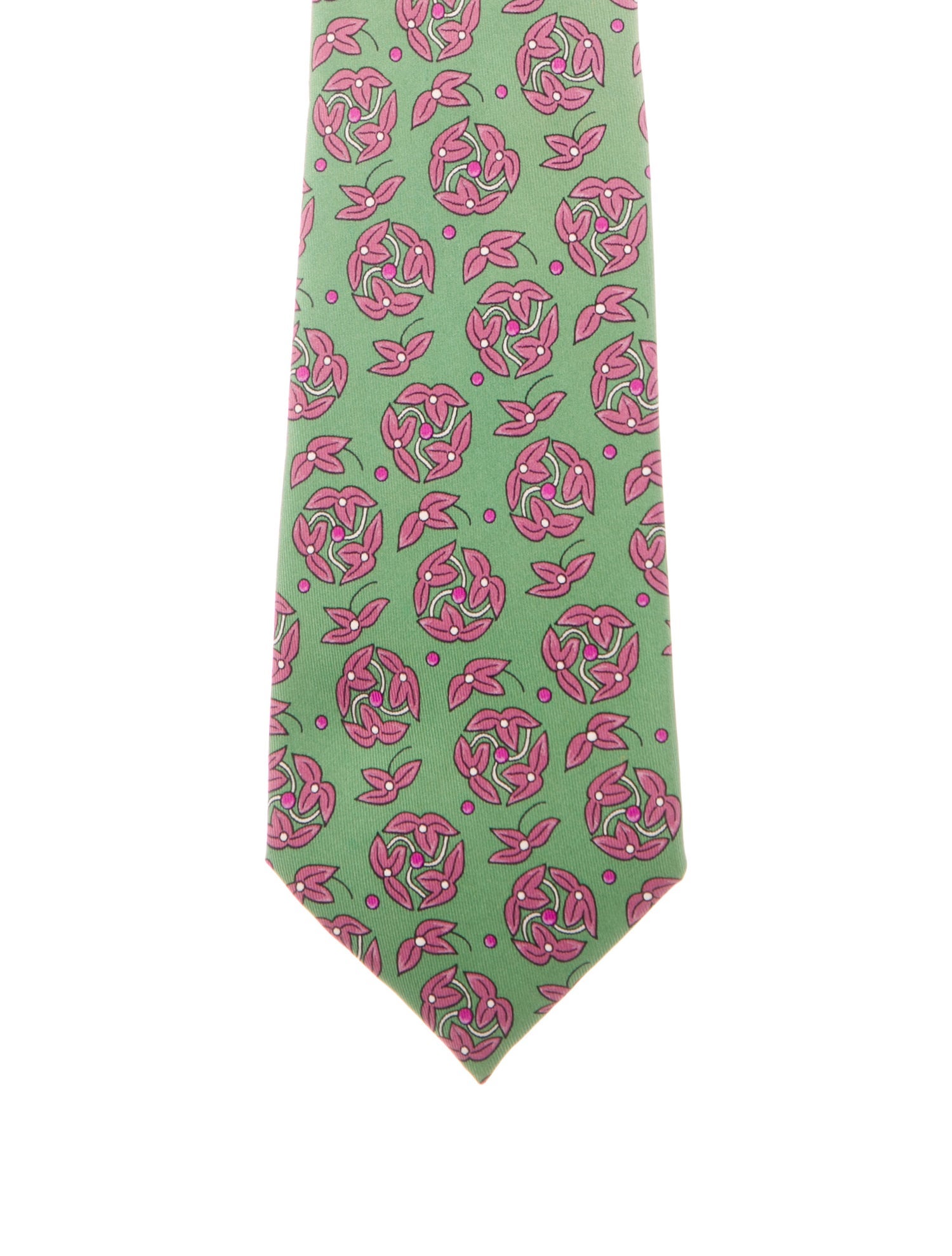 Hermès Silk Printed Tie