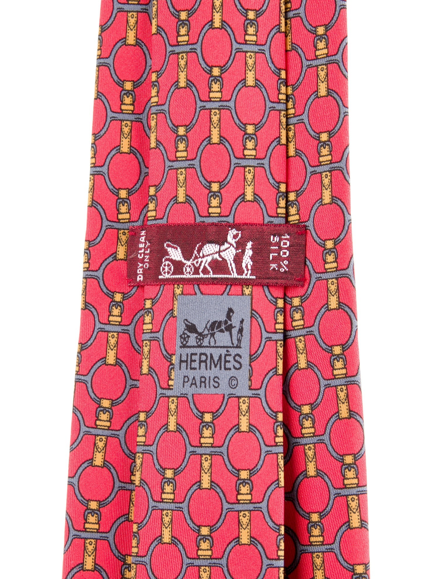 Hermès Silk Pattern Tie
