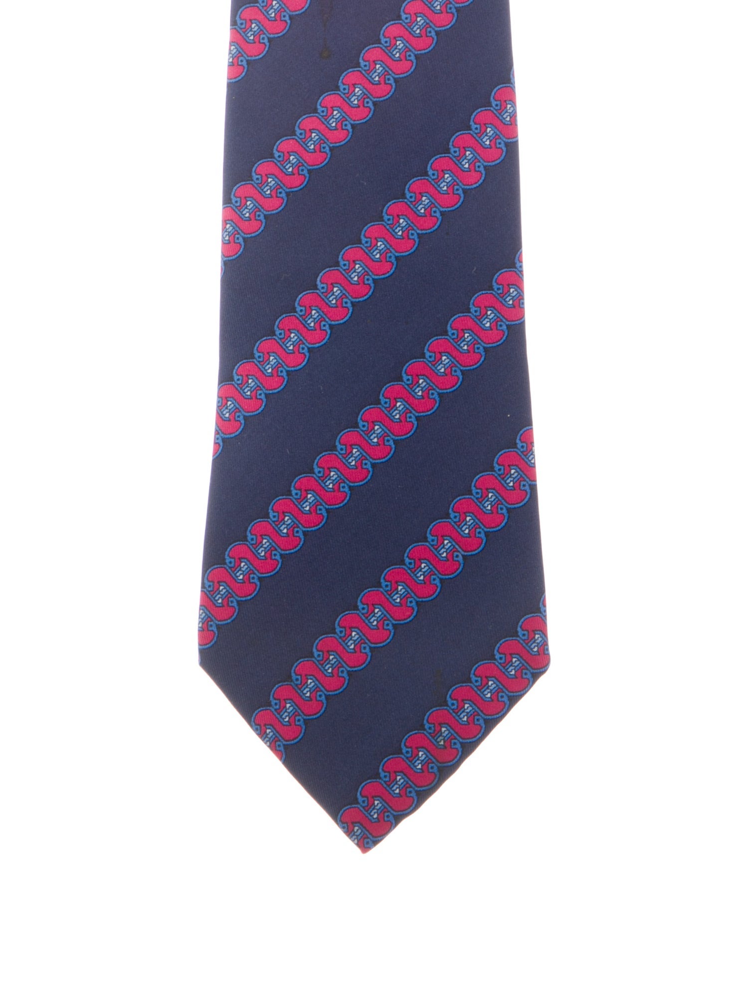 Hermès Silk Printed Tie