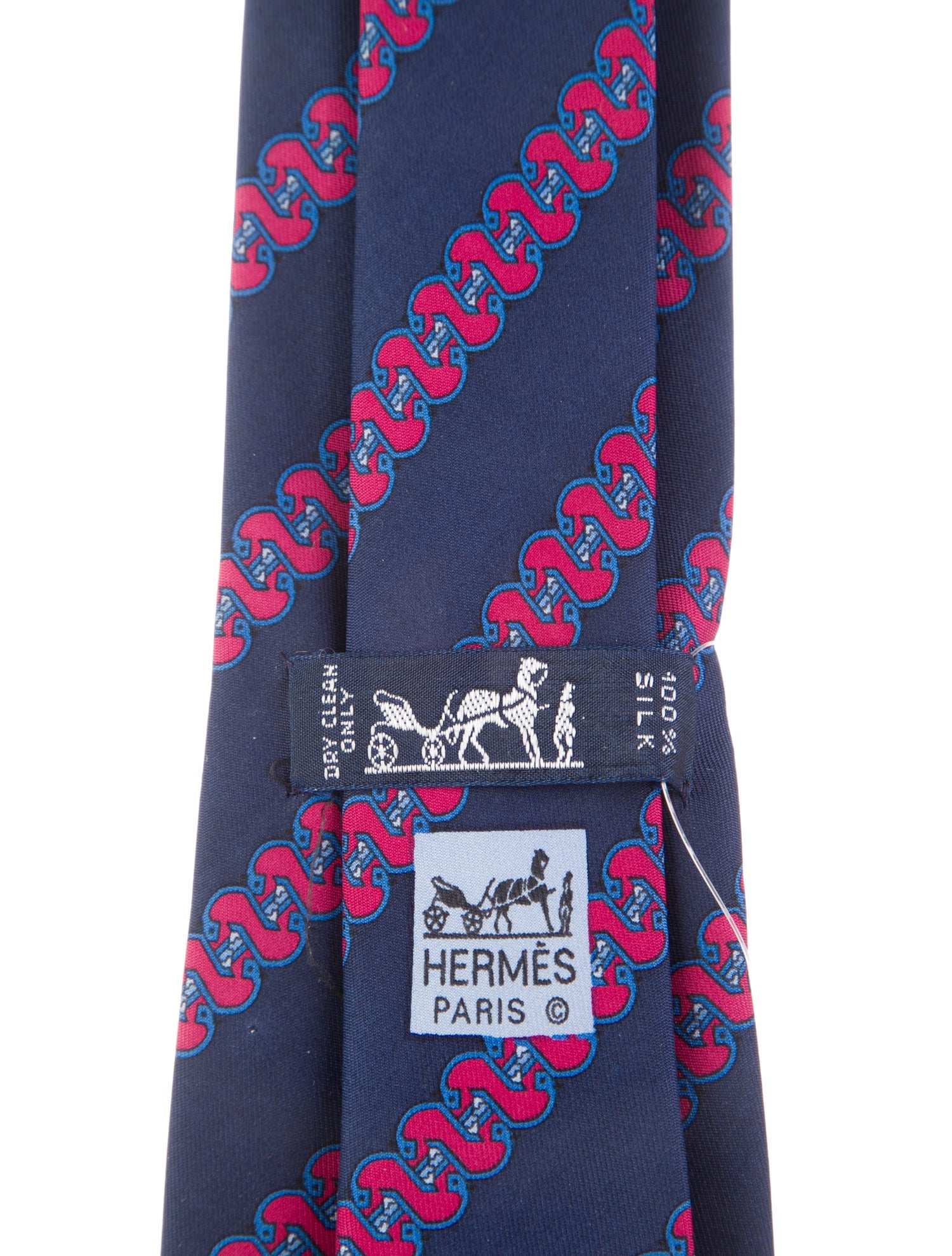 Hermès Silk Printed Tie