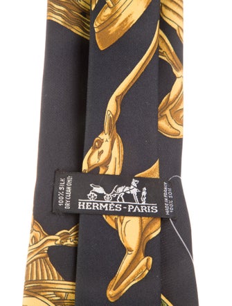 Hermès Silk Pattern Tie