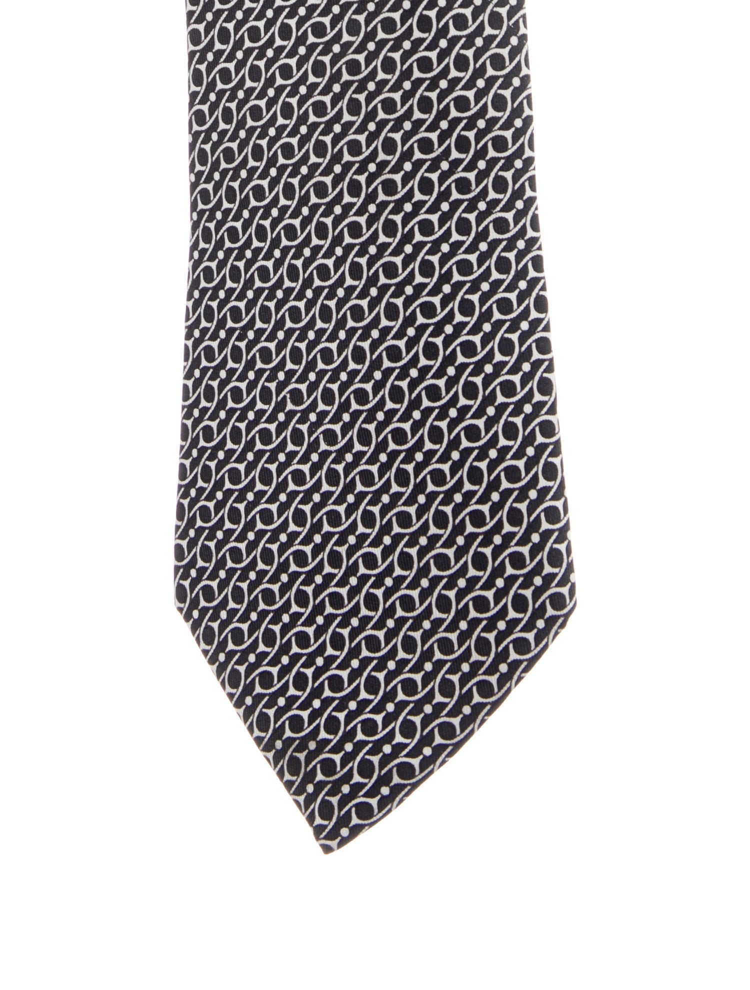 Hermès Silk Pattern Tie