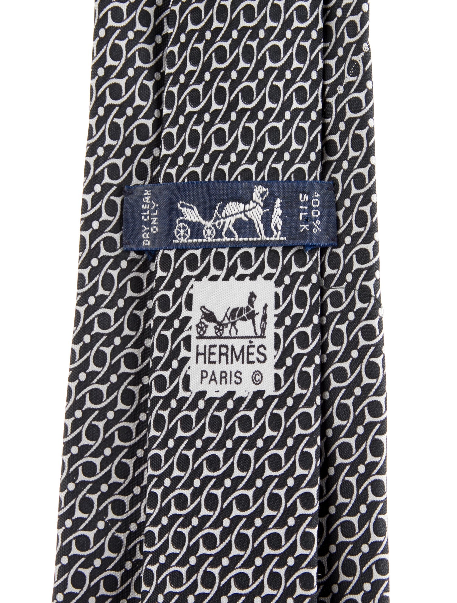 Hermès Silk Pattern Tie