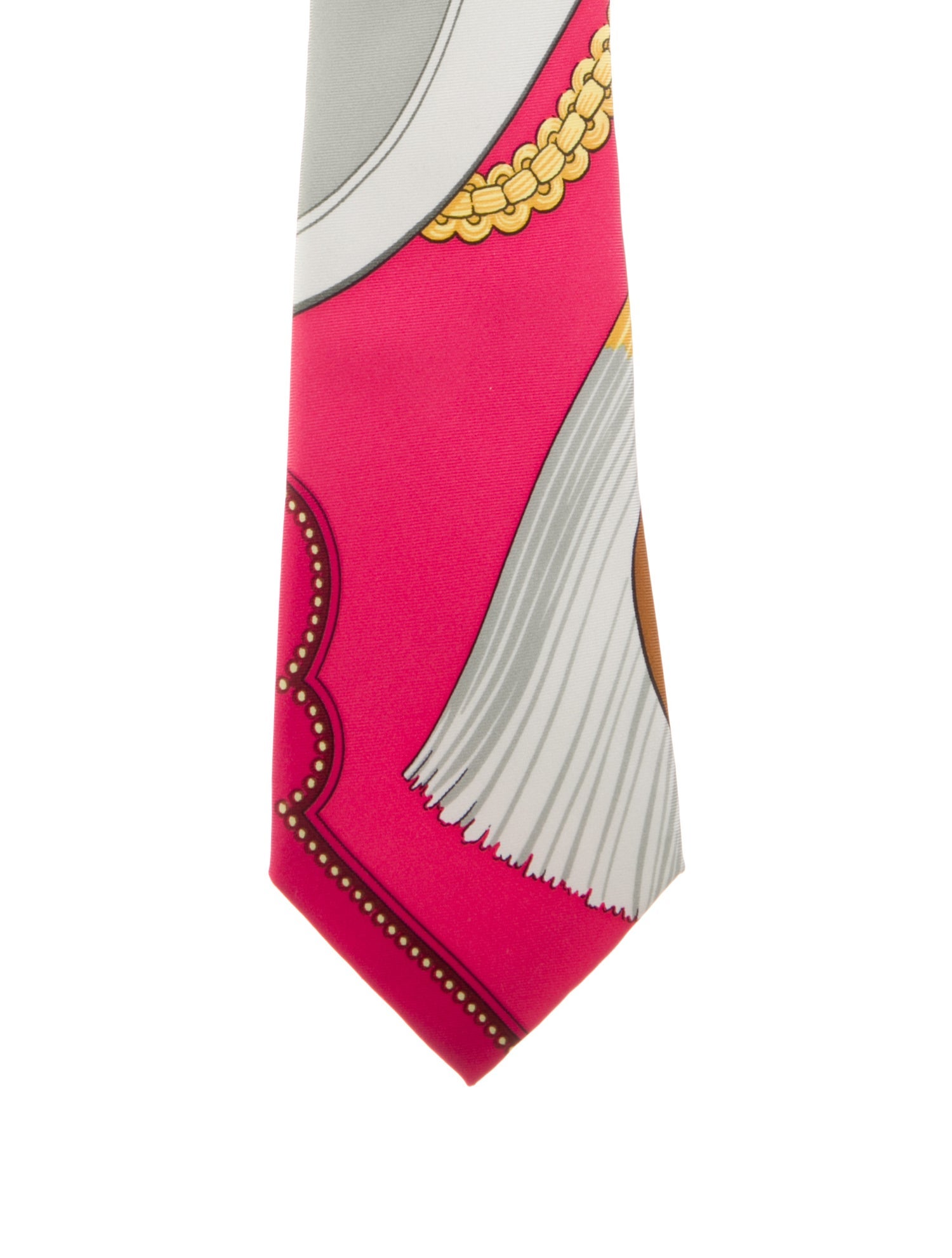 Hermès Silk Pattern Tie