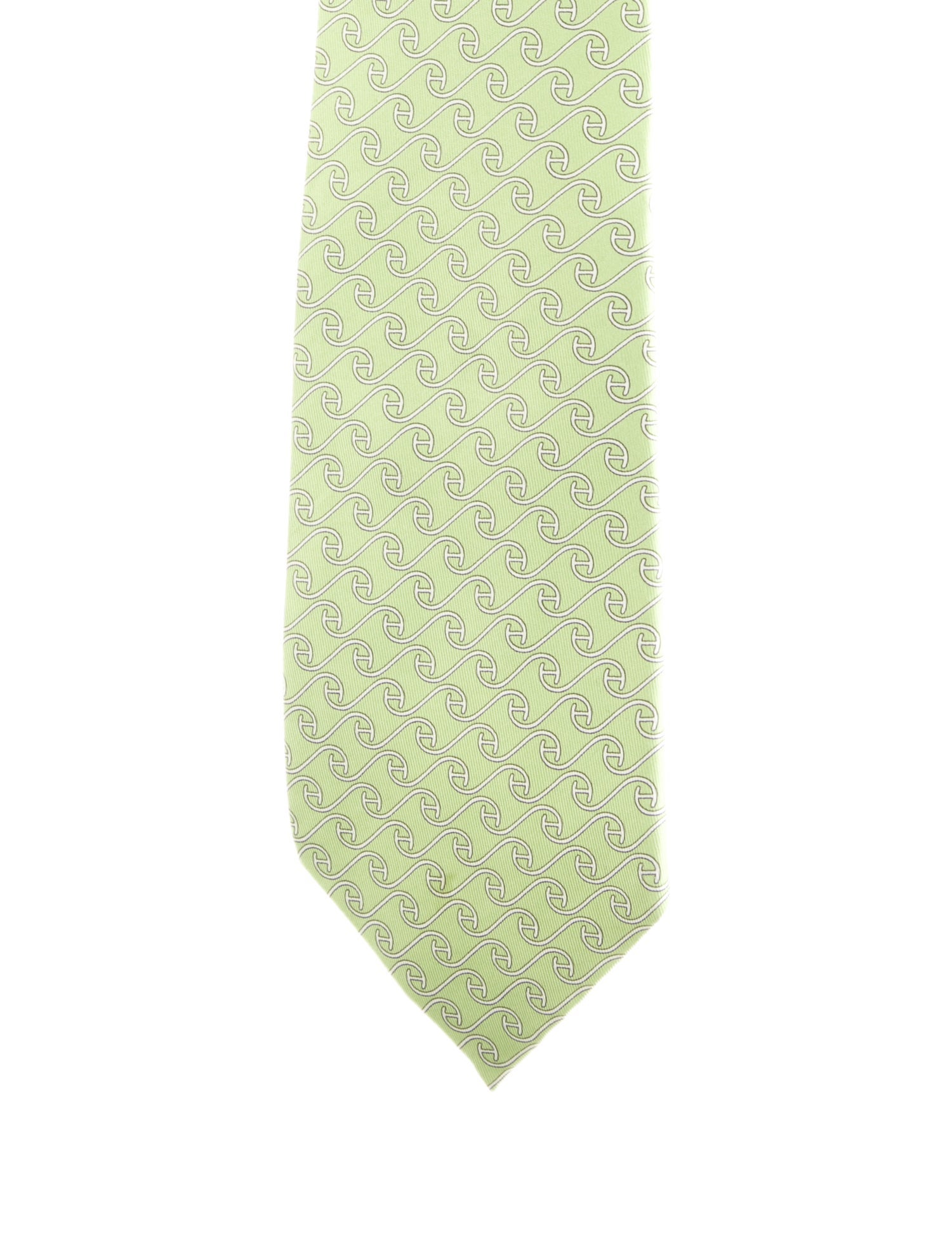 Hermès Silk Printed Tie