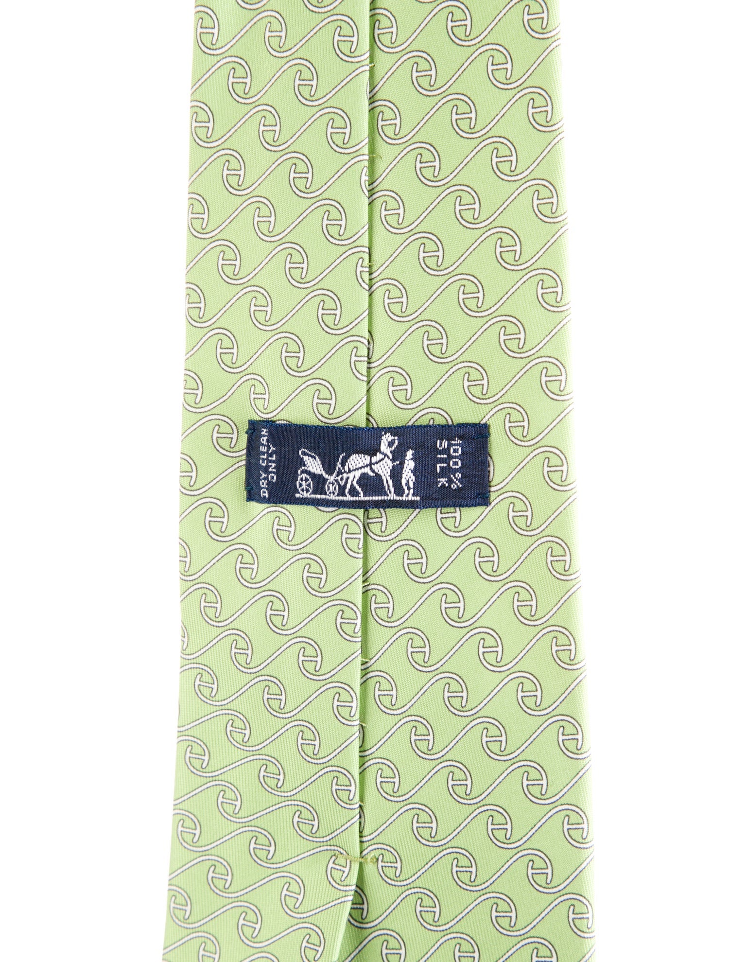 Hermès Silk Printed Tie