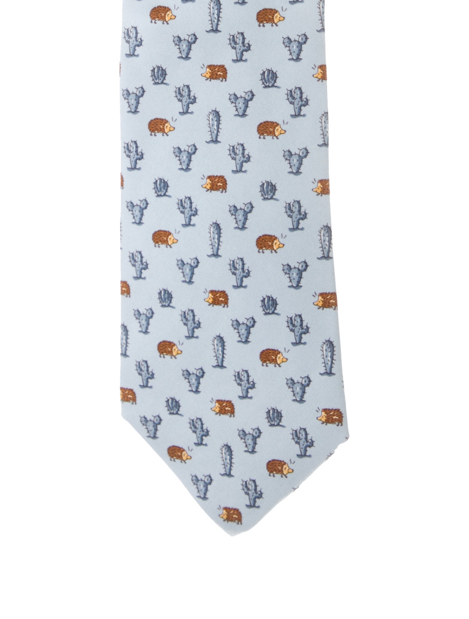 Hermès Silk Pattern Tie