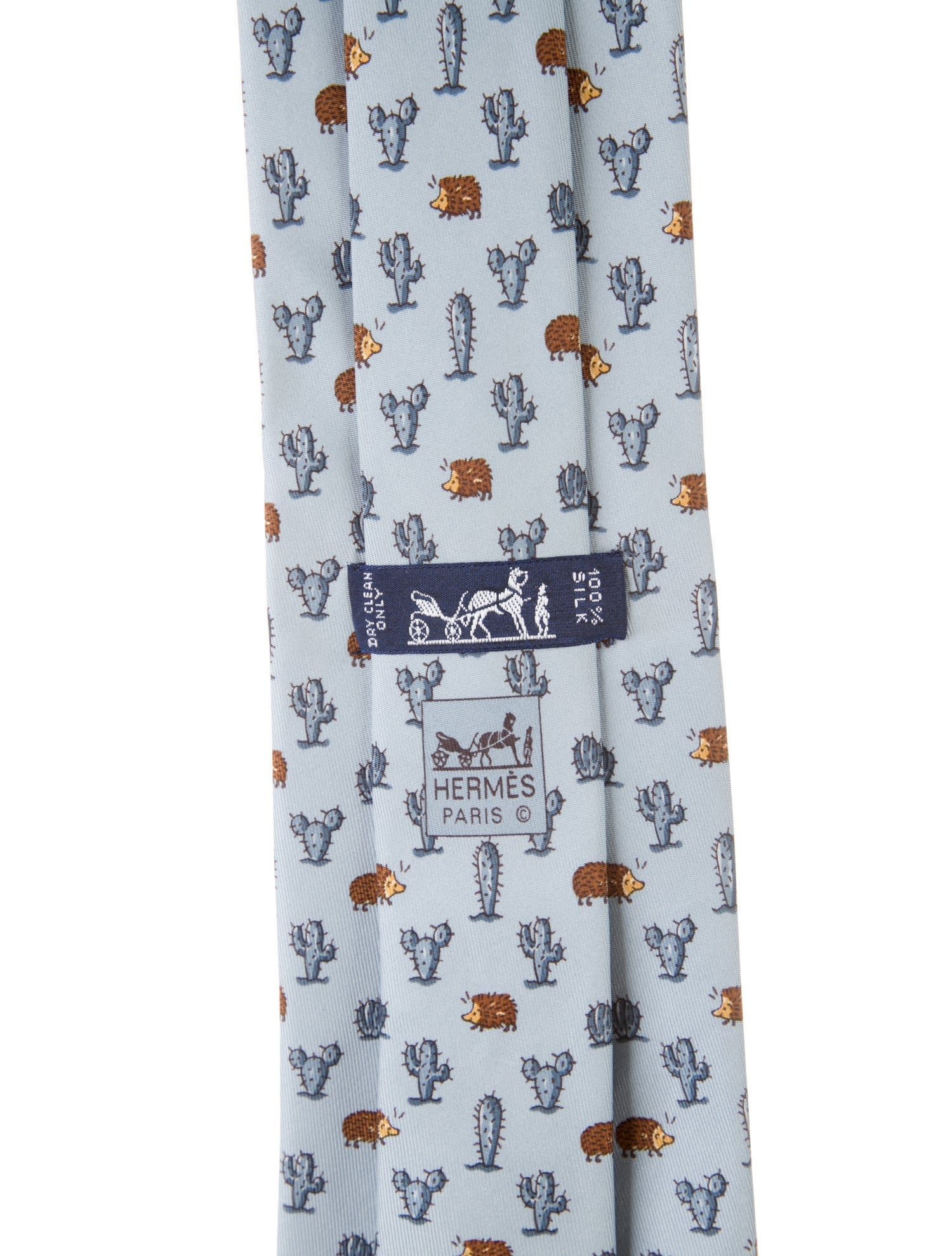 Hermès Silk Pattern Tie